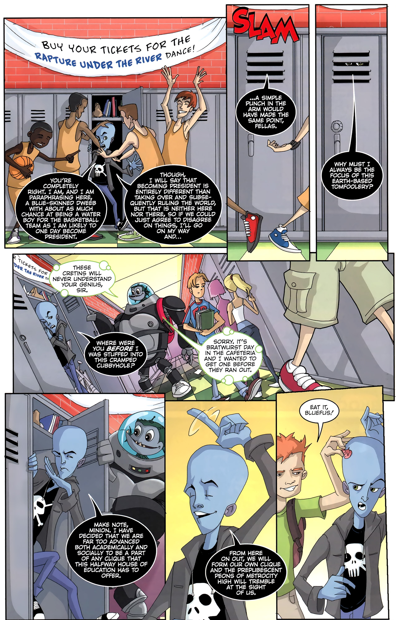 Read online Megamind: Bad. Blue. Brilliant. comic -  Issue #1 - 4