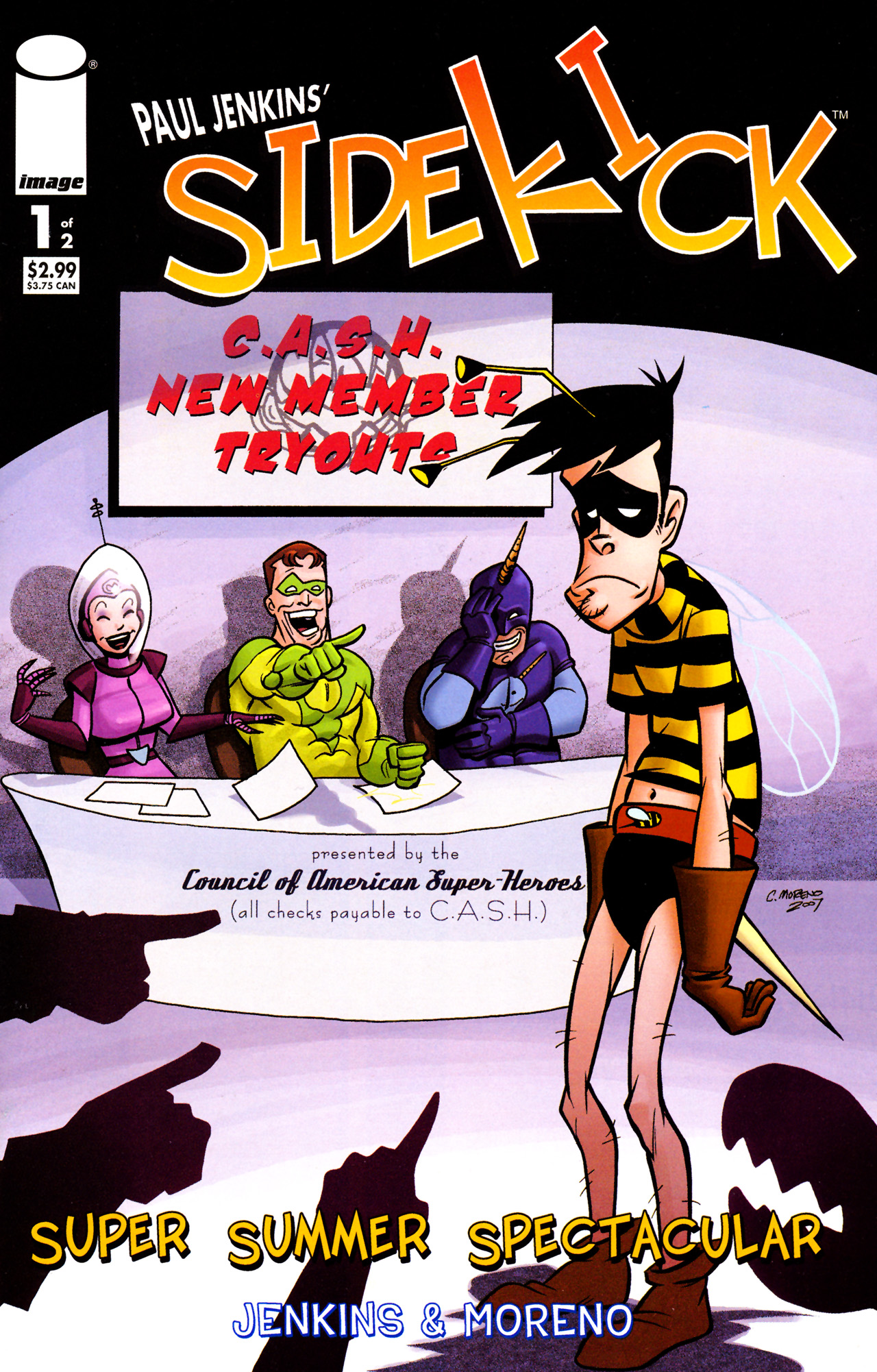 Read online Paul Jenkins' Sidekick Summer Special comic -  Issue #1 - 1