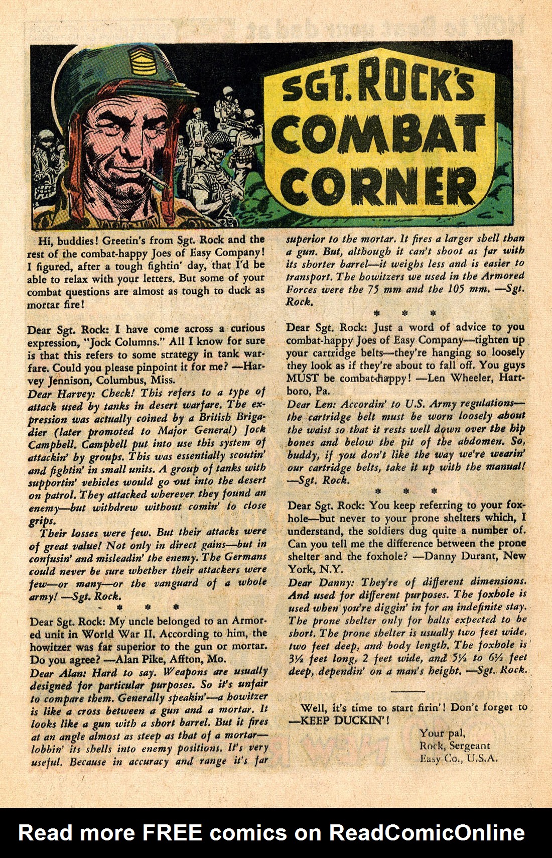 Read online Our Army at War (1952) comic -  Issue #156 - 24