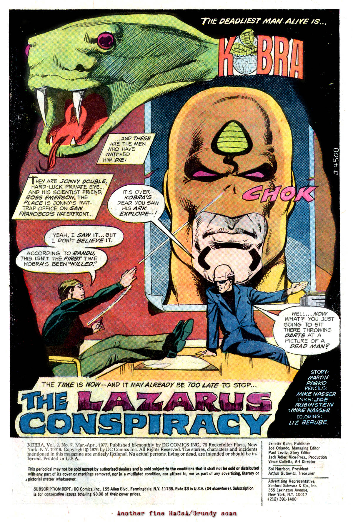 Read online Kobra comic -  Issue #7 - 2