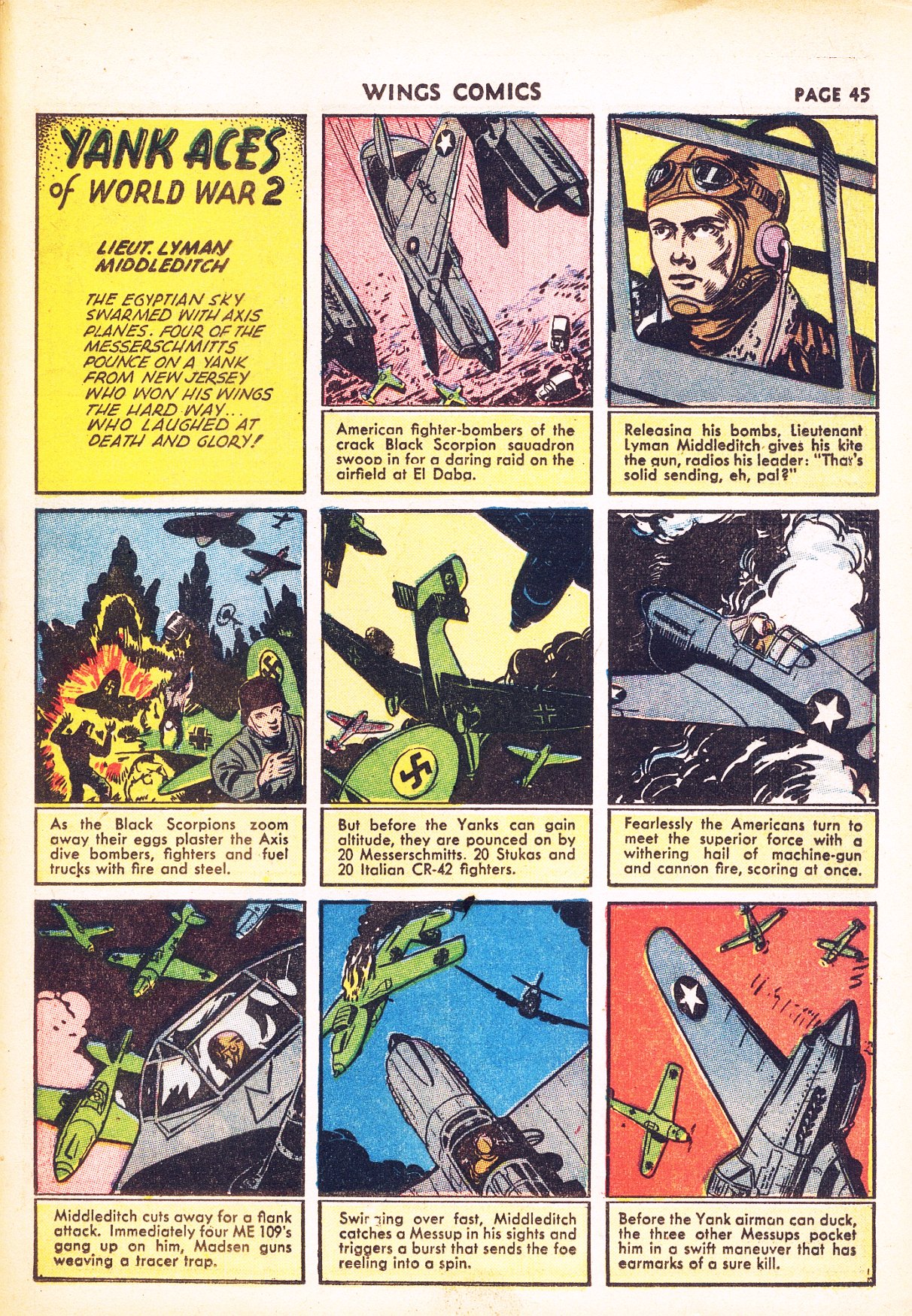 Read online Wings Comics comic -  Issue #31 - 46