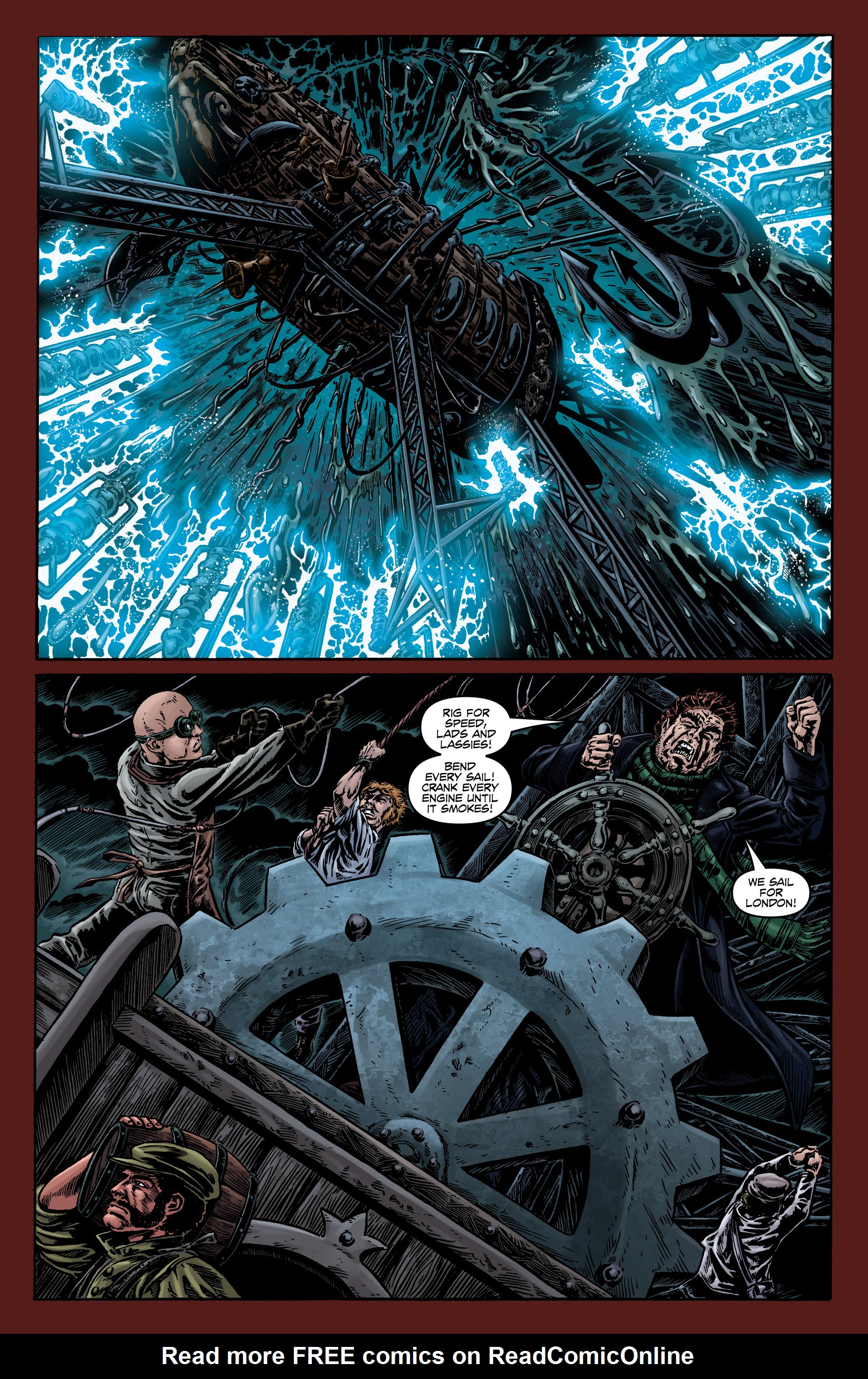 Read online Captain Swing and the Electrical Pirates of Cindery Island comic -  Issue #4 - 2
