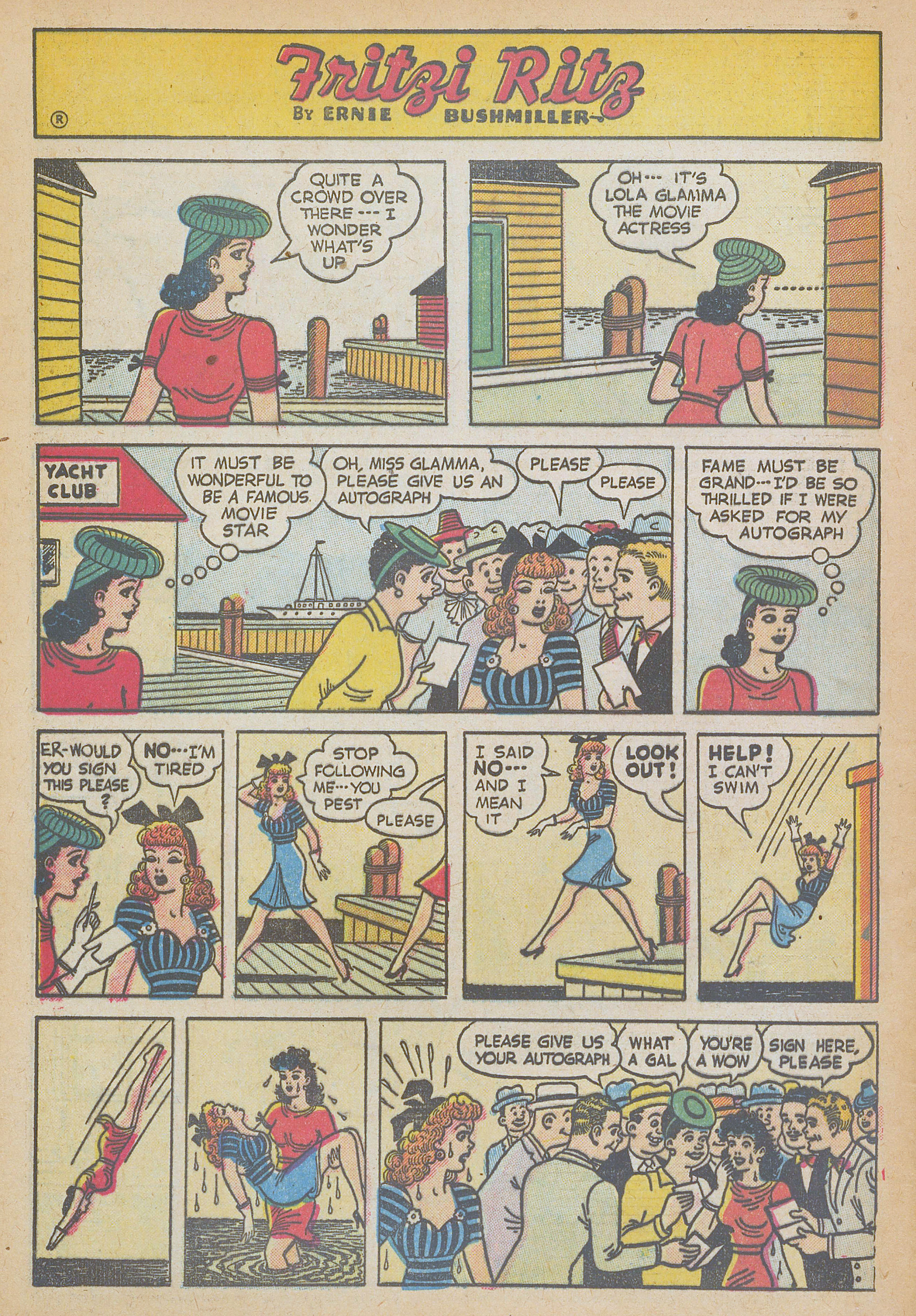 Read online Fritzi Ritz (1953) comic -  Issue #54 - 34