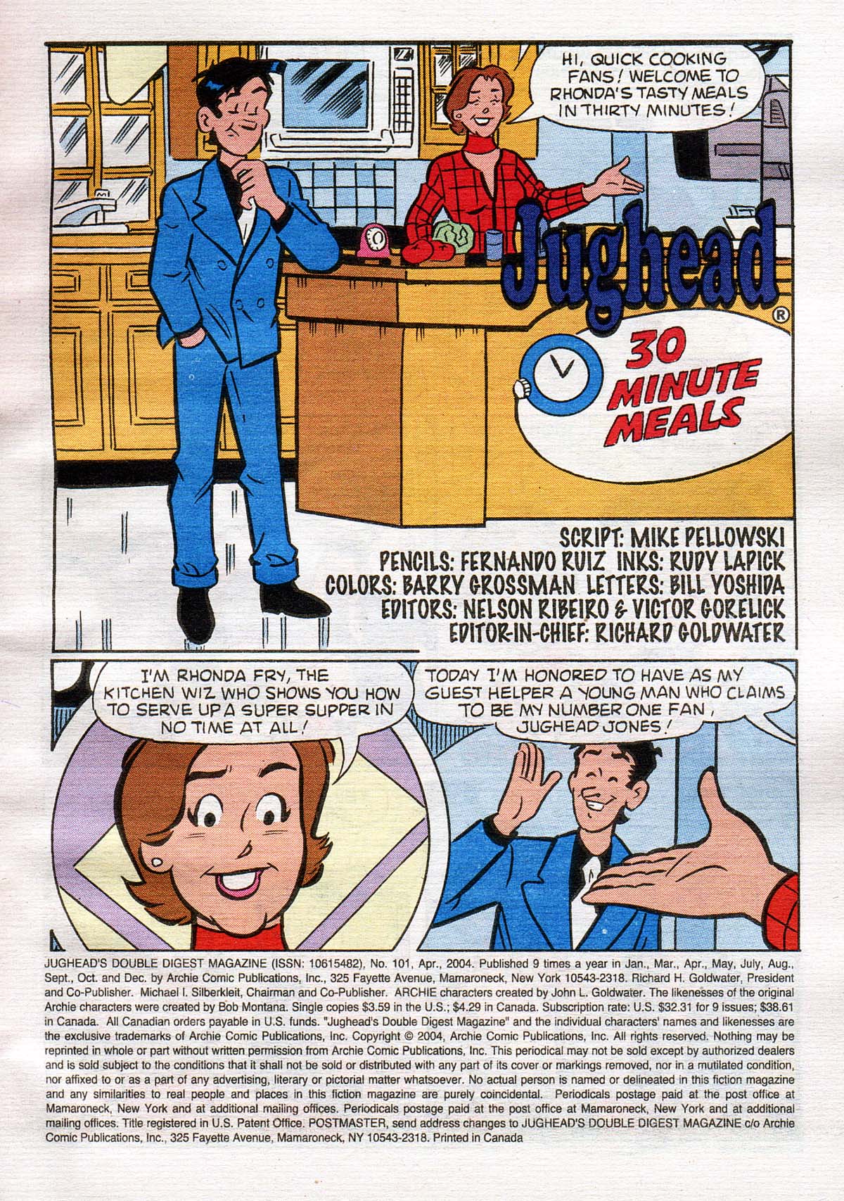 Read online Jughead's Double Digest Magazine comic -  Issue #101 - 2