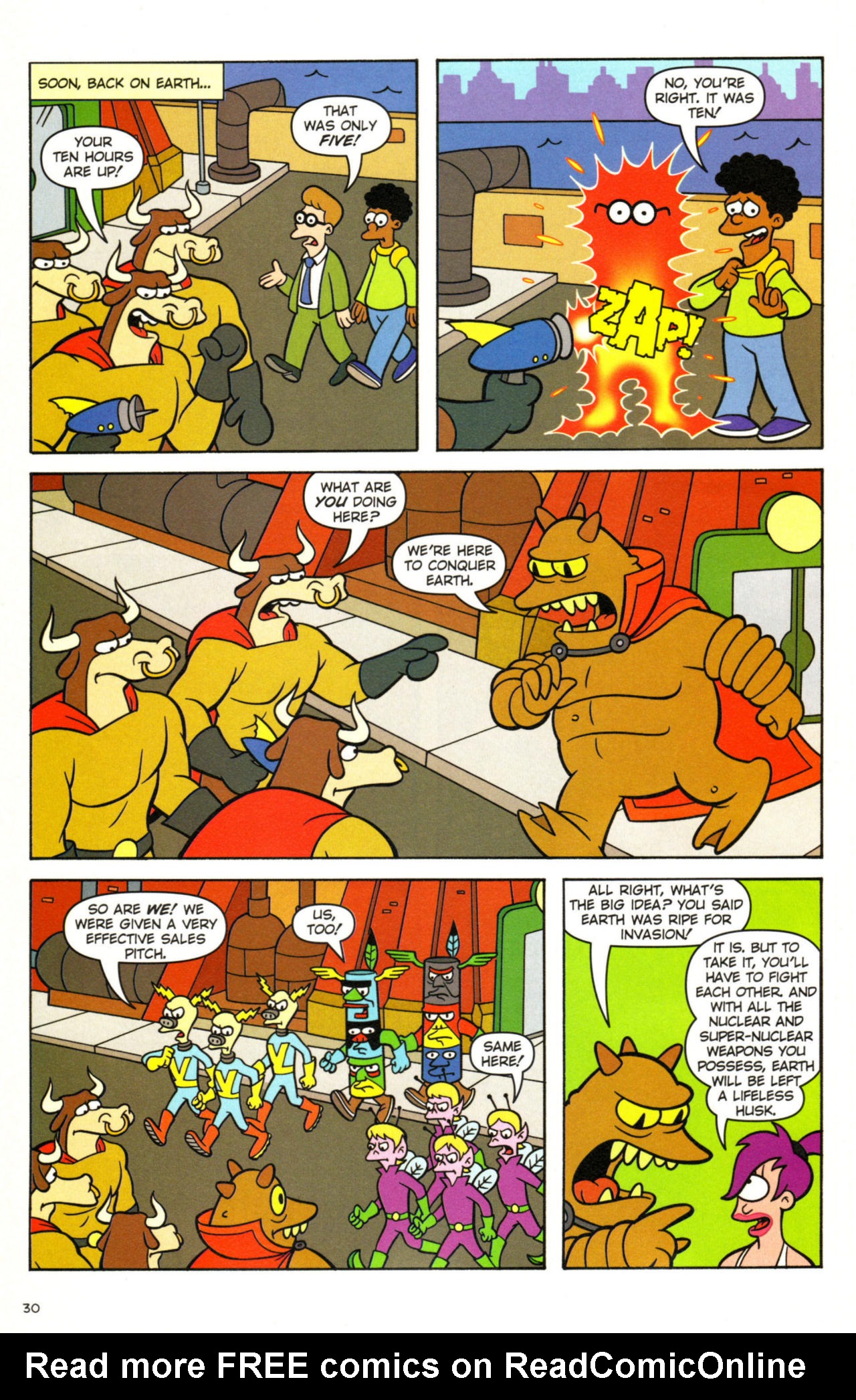 Read online Futurama Comics comic -  Issue #31 - 24