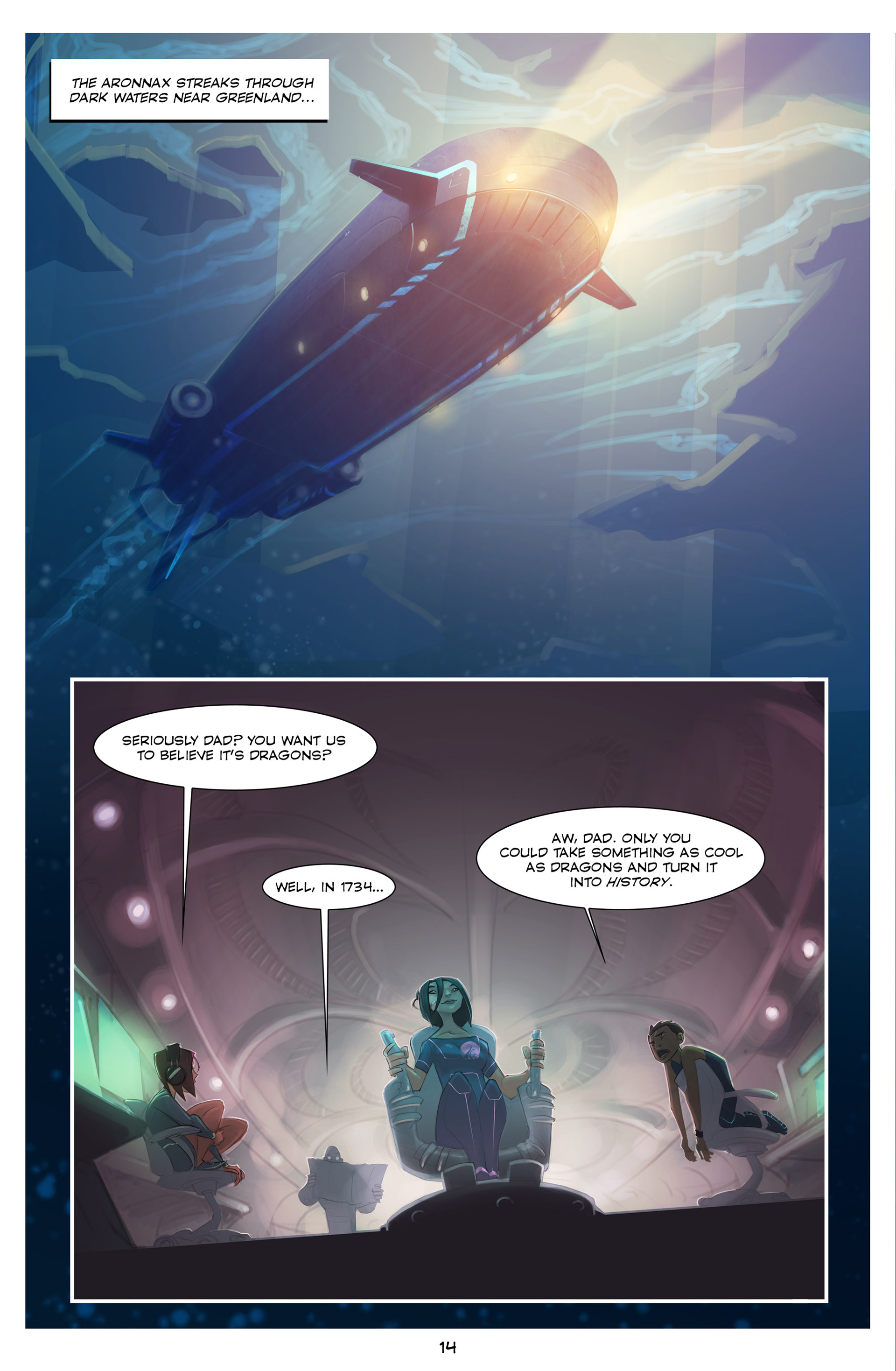 Read online The Deep: Here Be Dragons comic -  Issue #1 - 16