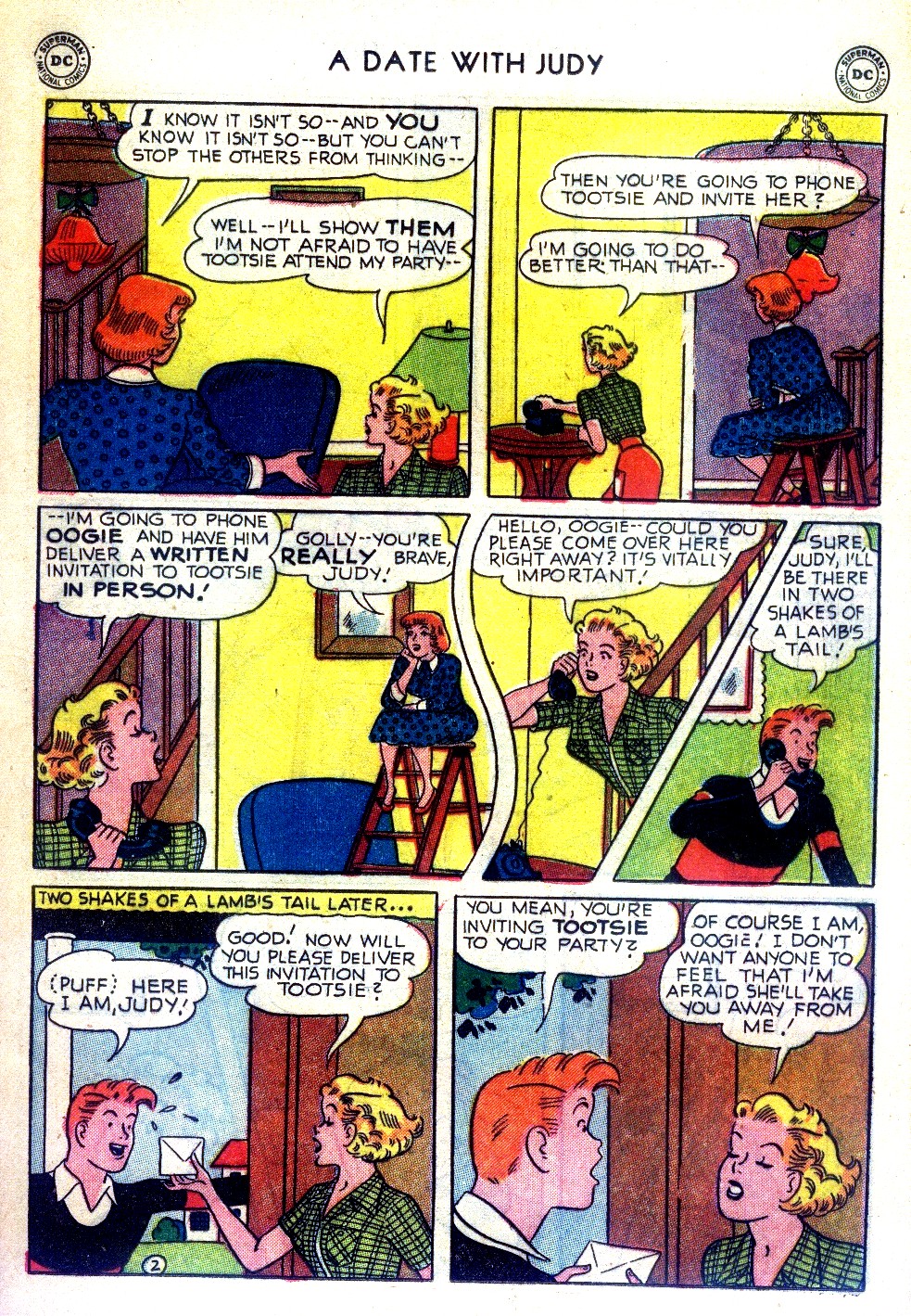 Read online A Date with Judy comic -  Issue #24 - 31