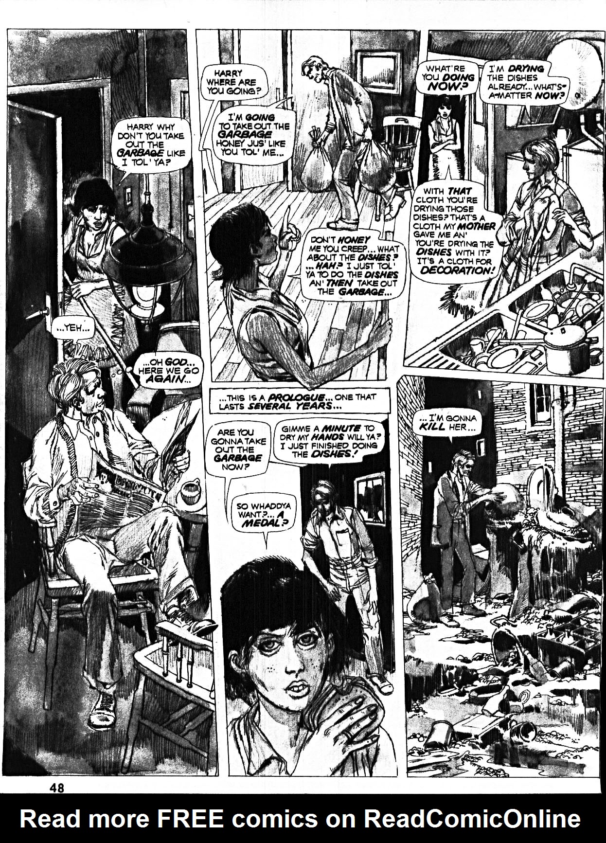 Read online Scream (1973) comic -  Issue #1 - 48