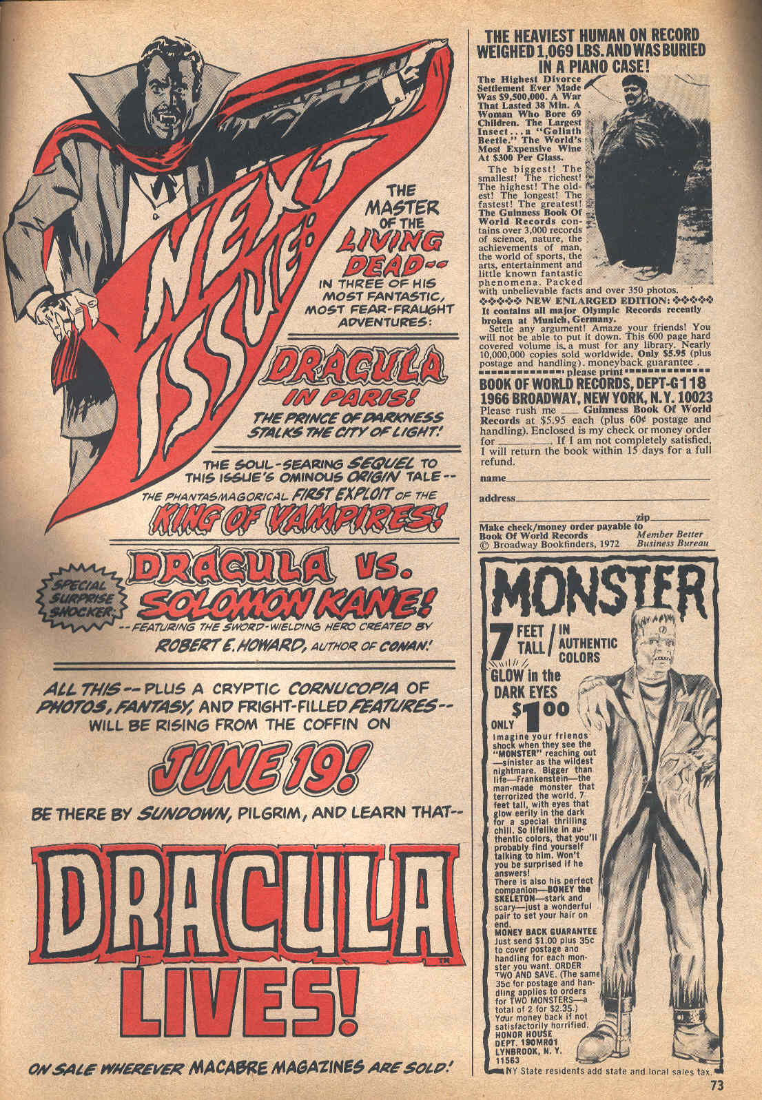 Read online Dracula Lives comic -  Issue #2 - 65