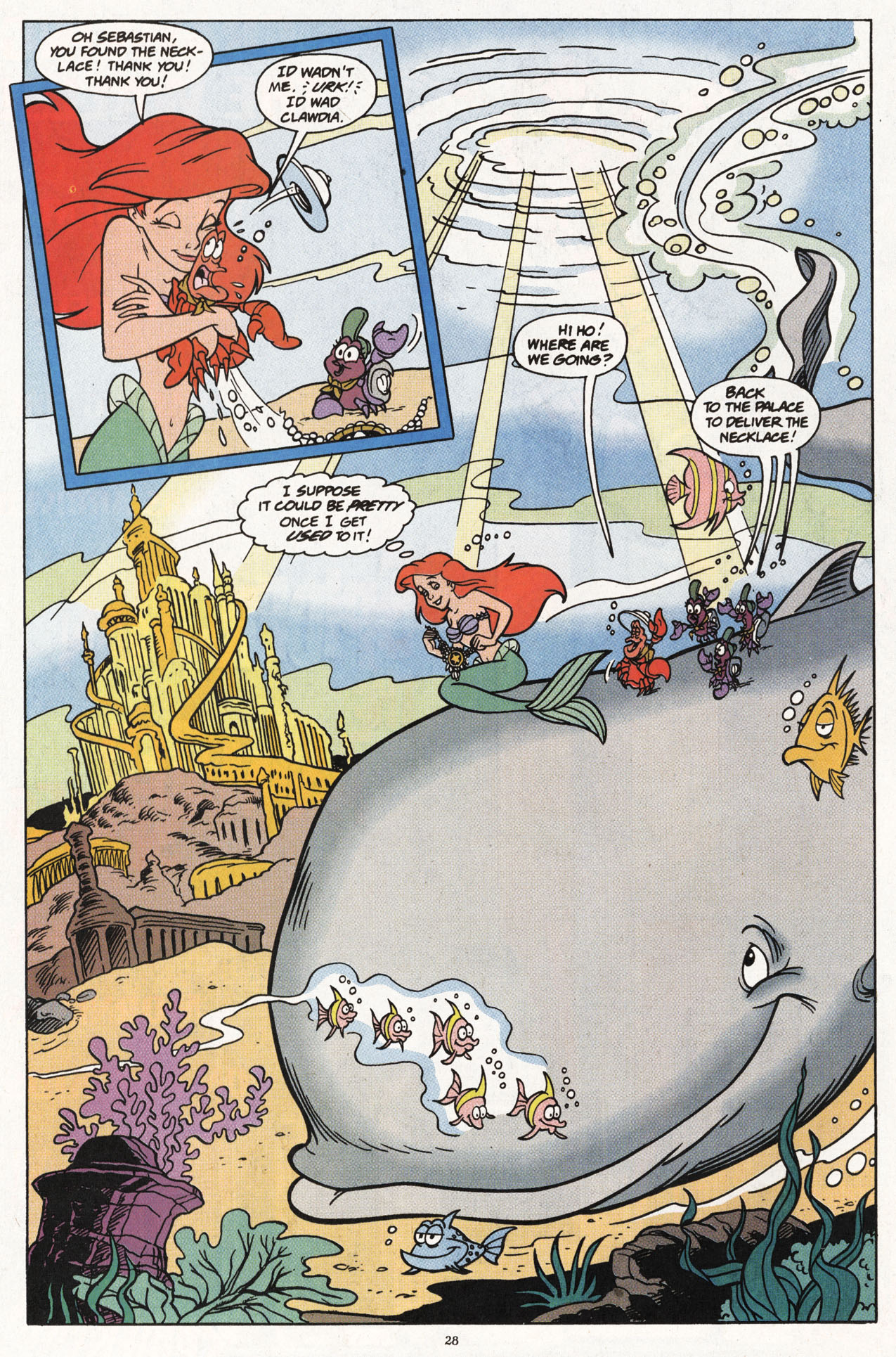 Read online Disney's The Little Mermaid comic -  Issue #8 - 30