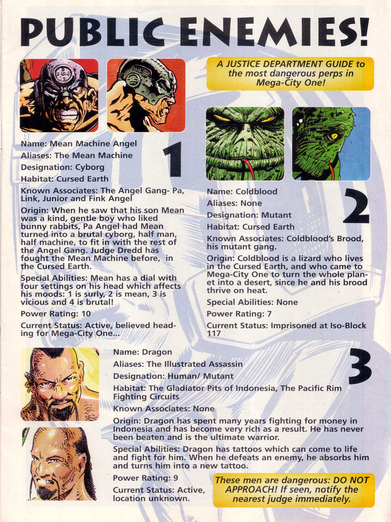 Read online Judge Dredd Lawman of the Future comic -  Issue #3 - 3