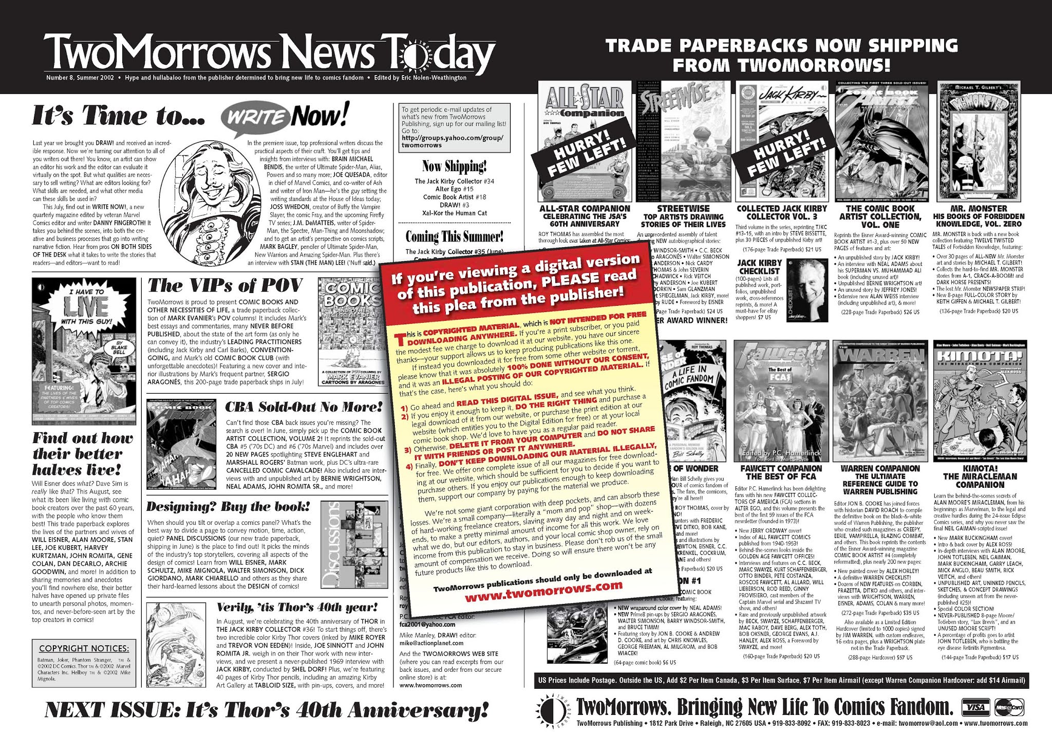 Read online The Jack Kirby Collector comic -  Issue #35 - 2