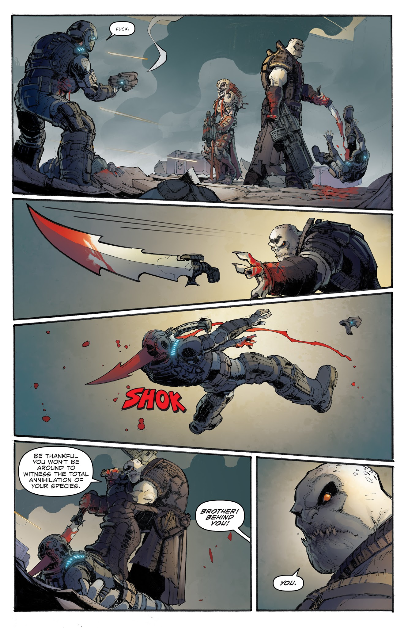 Read online Gears of War: The Rise of RAAM comic -  Issue #4 - 15