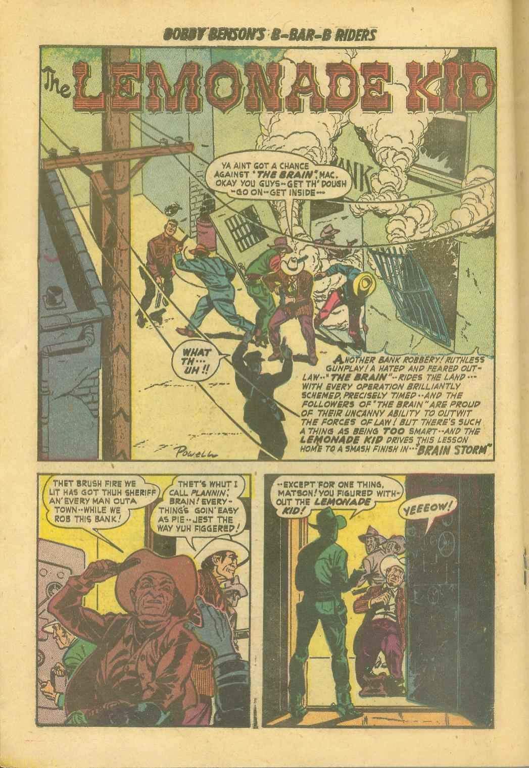 Read online Bobby Benson's B-Bar-B Riders comic -  Issue #6 - 18