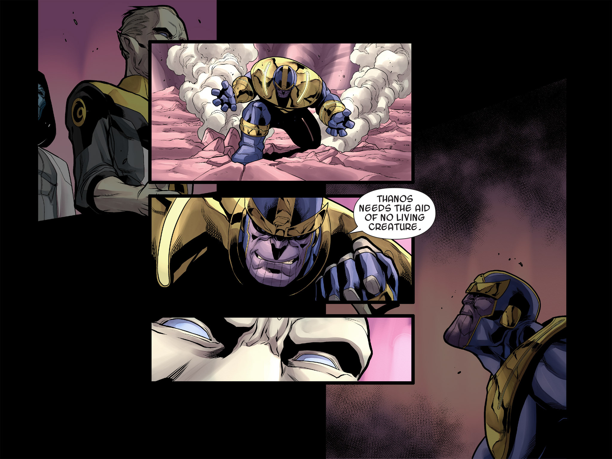 Read online Thanos: A God Up There Listening comic -  Issue # TPB - 235