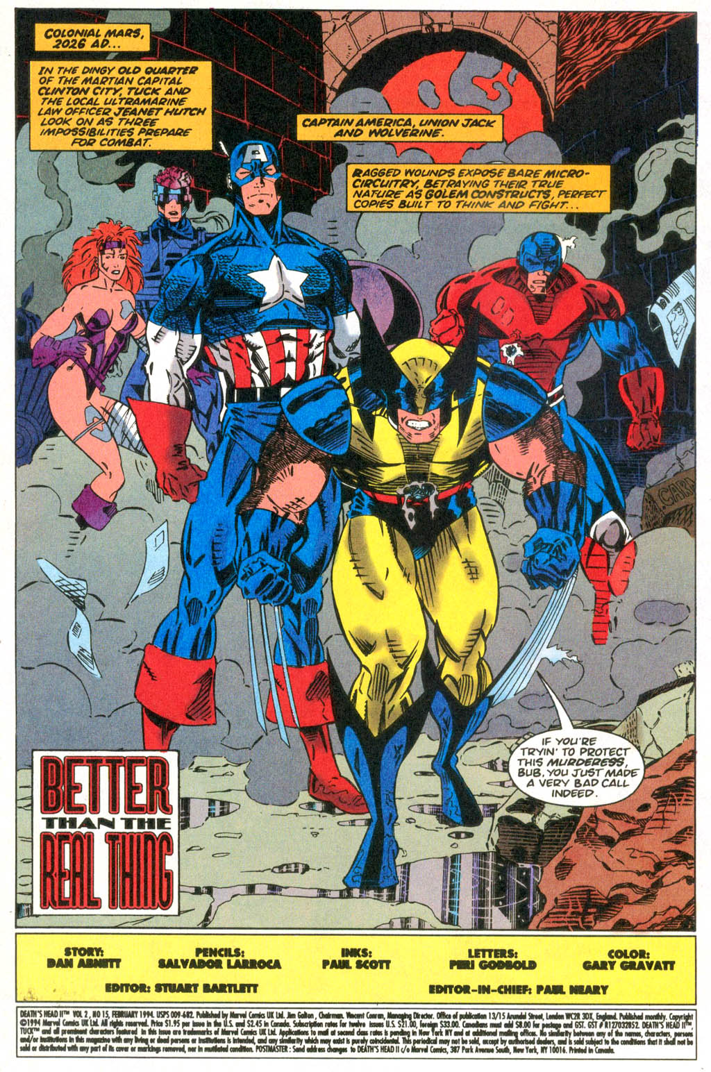 Read online Death's Head II (vol. 2) comic -  Issue #15 - 2