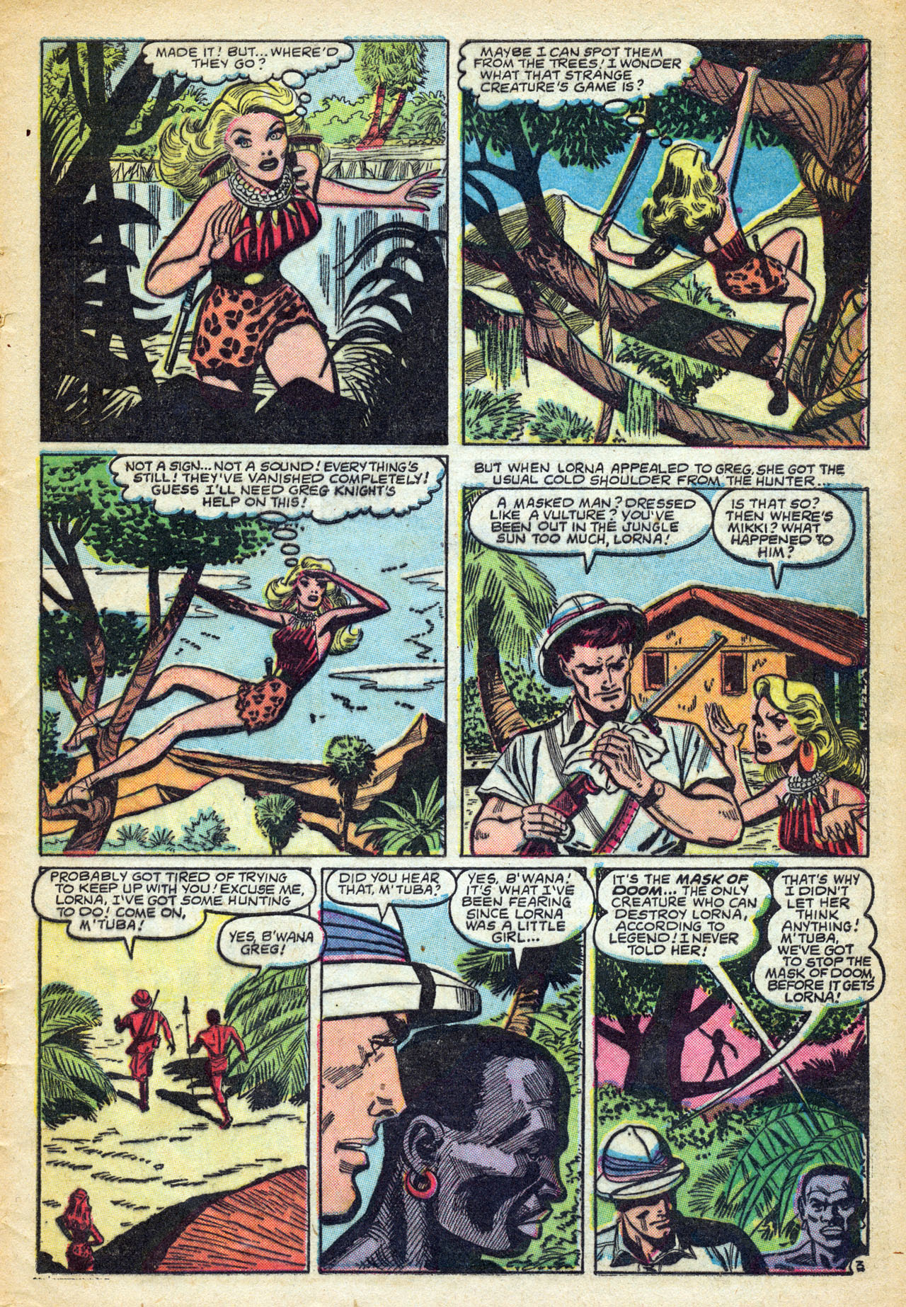 Read online Lorna, The Jungle Girl comic -  Issue #15 - 28