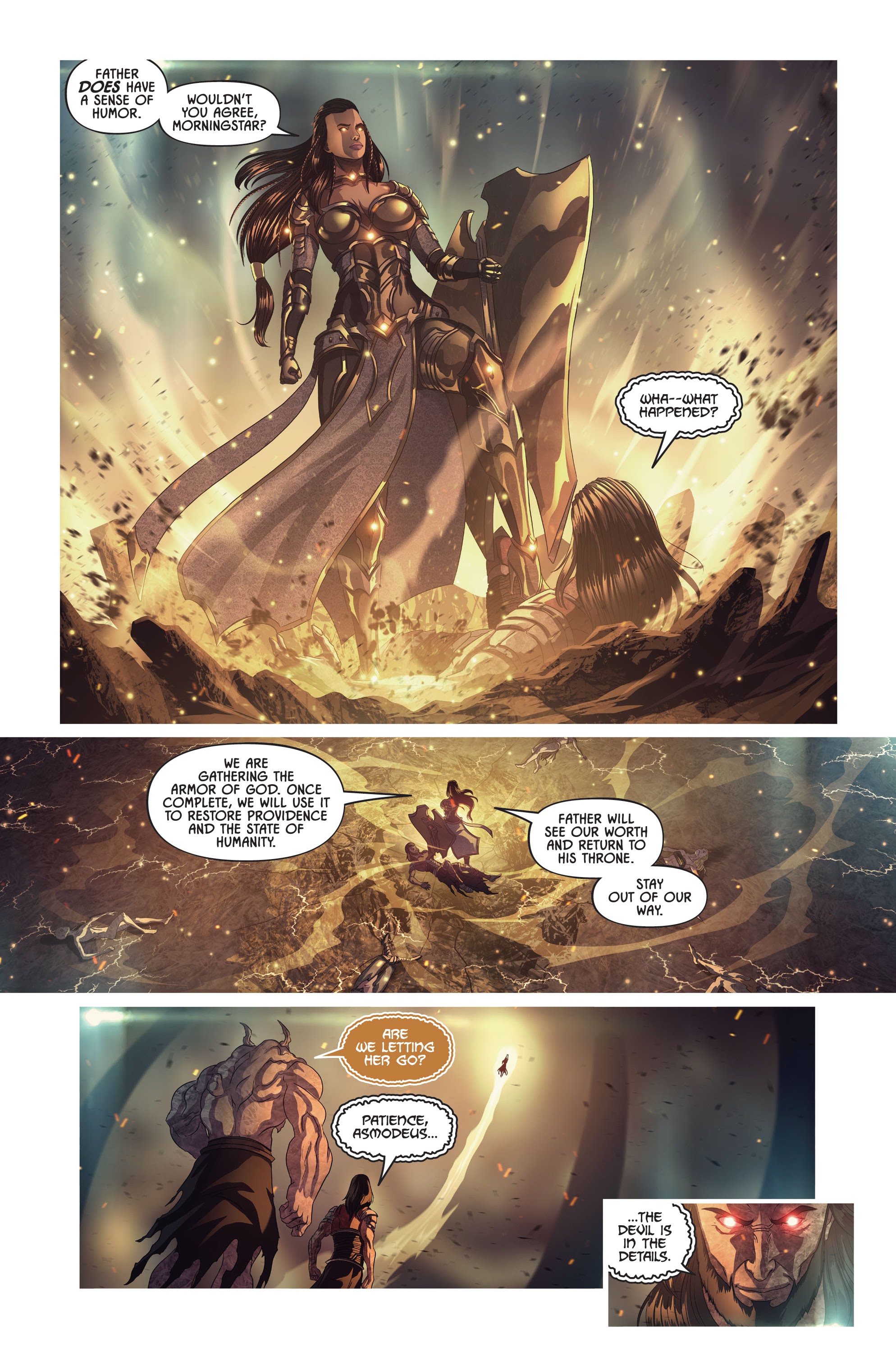 Read online Knights of the Golden Sun comic -  Issue #12 - 17