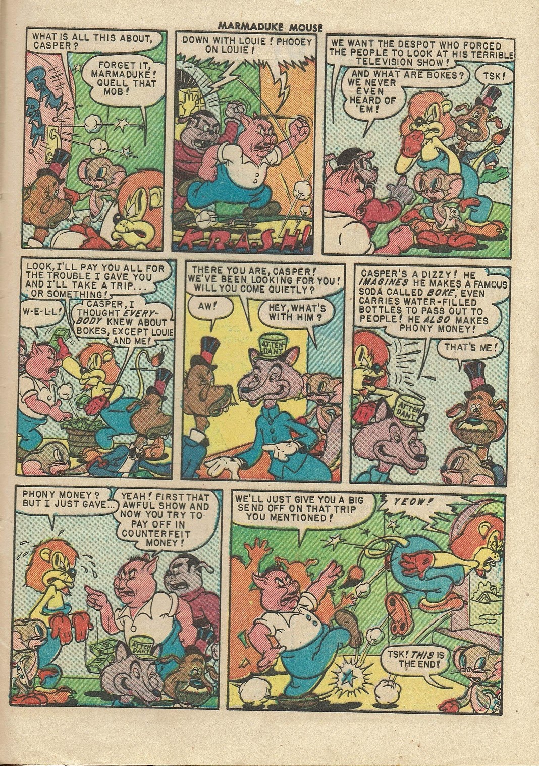 Read online Marmaduke Mouse comic -  Issue #29 - 33