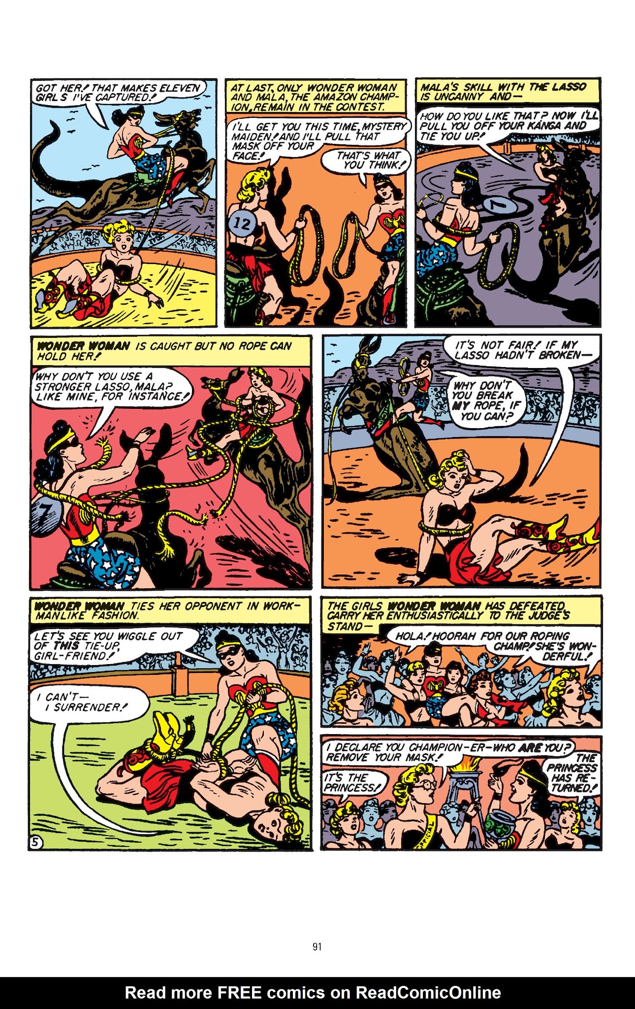 Read online Wonder Woman: The Golden Age Omnibus comic -  Issue # TPB (Part 1) - 91