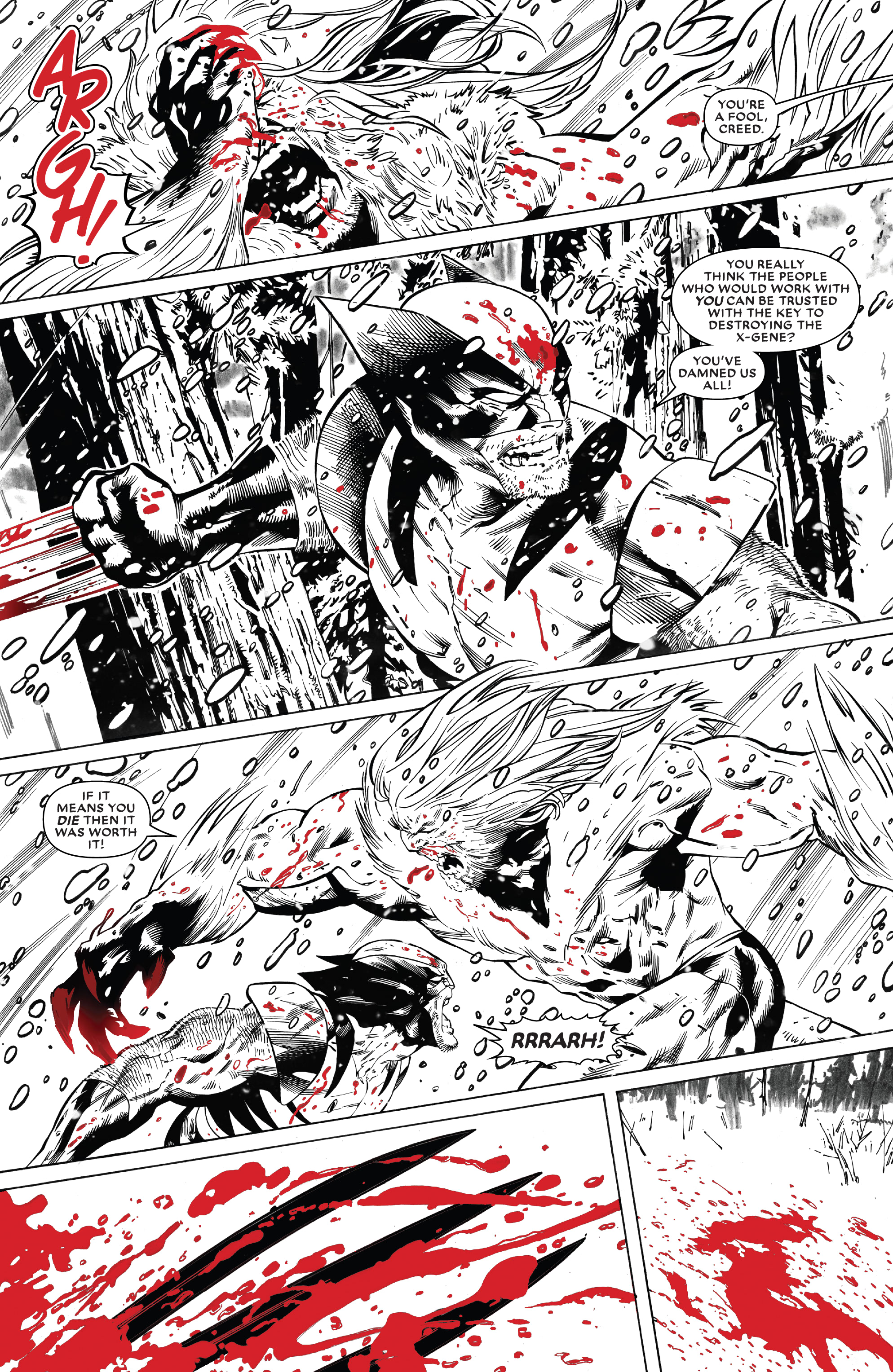 Read online Wolverine: Black, White & Blood comic -  Issue #2 - 8