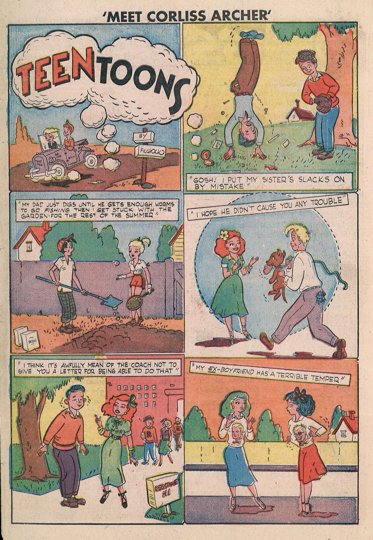 Read online Meet Corliss Archer comic -  Issue #3 - 20