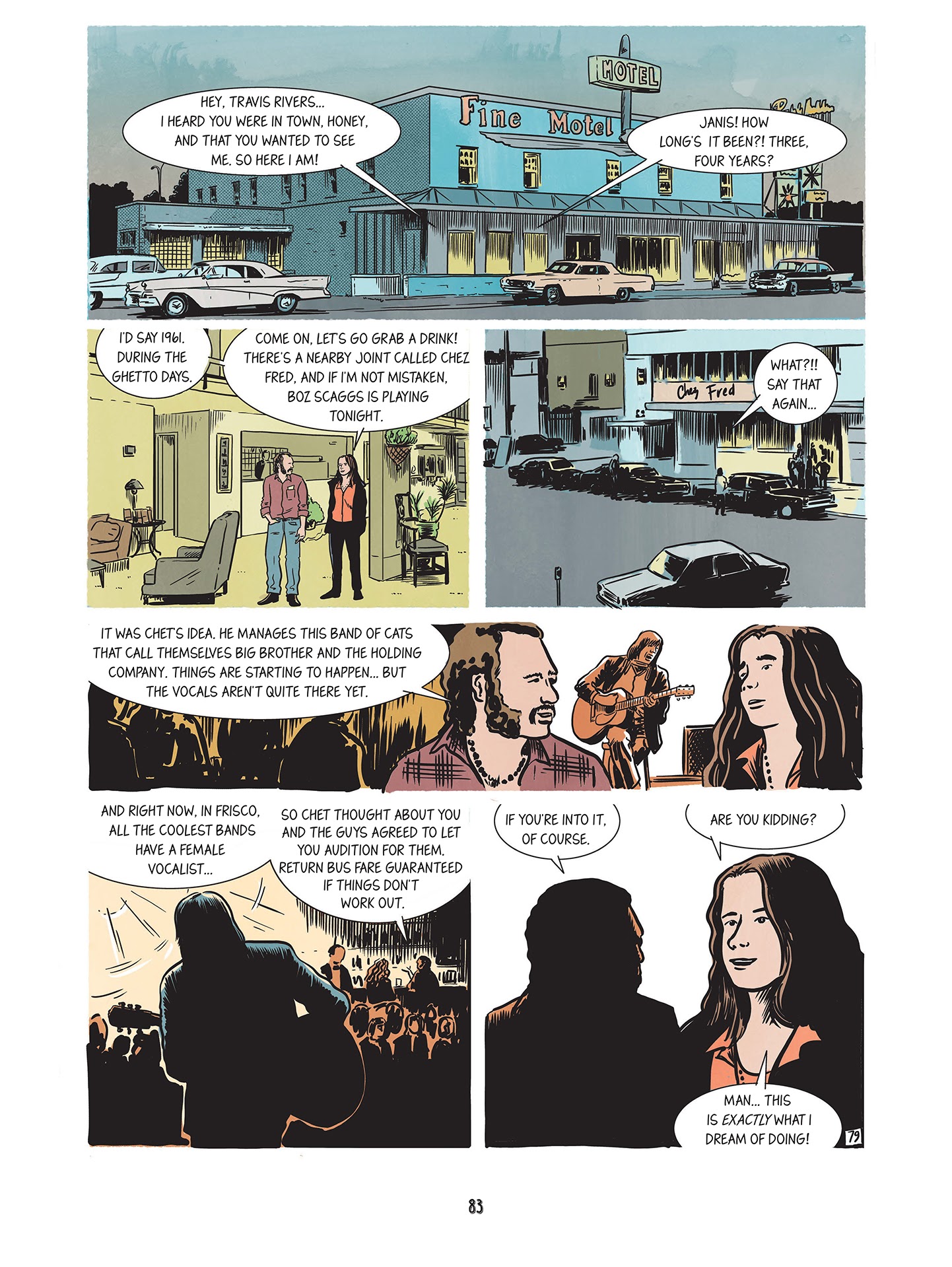 Read online Love Me Please!: The Story of Janis Joplin comic -  Issue # TPB (Part 1) - 83
