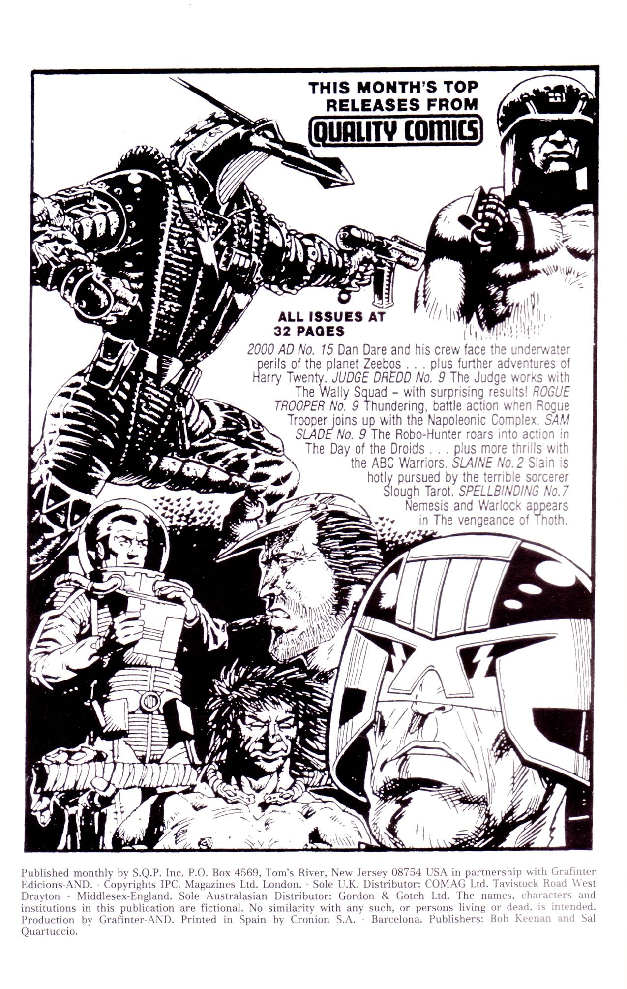 Read online Rogue Trooper (1986) comic -  Issue #9 - 2