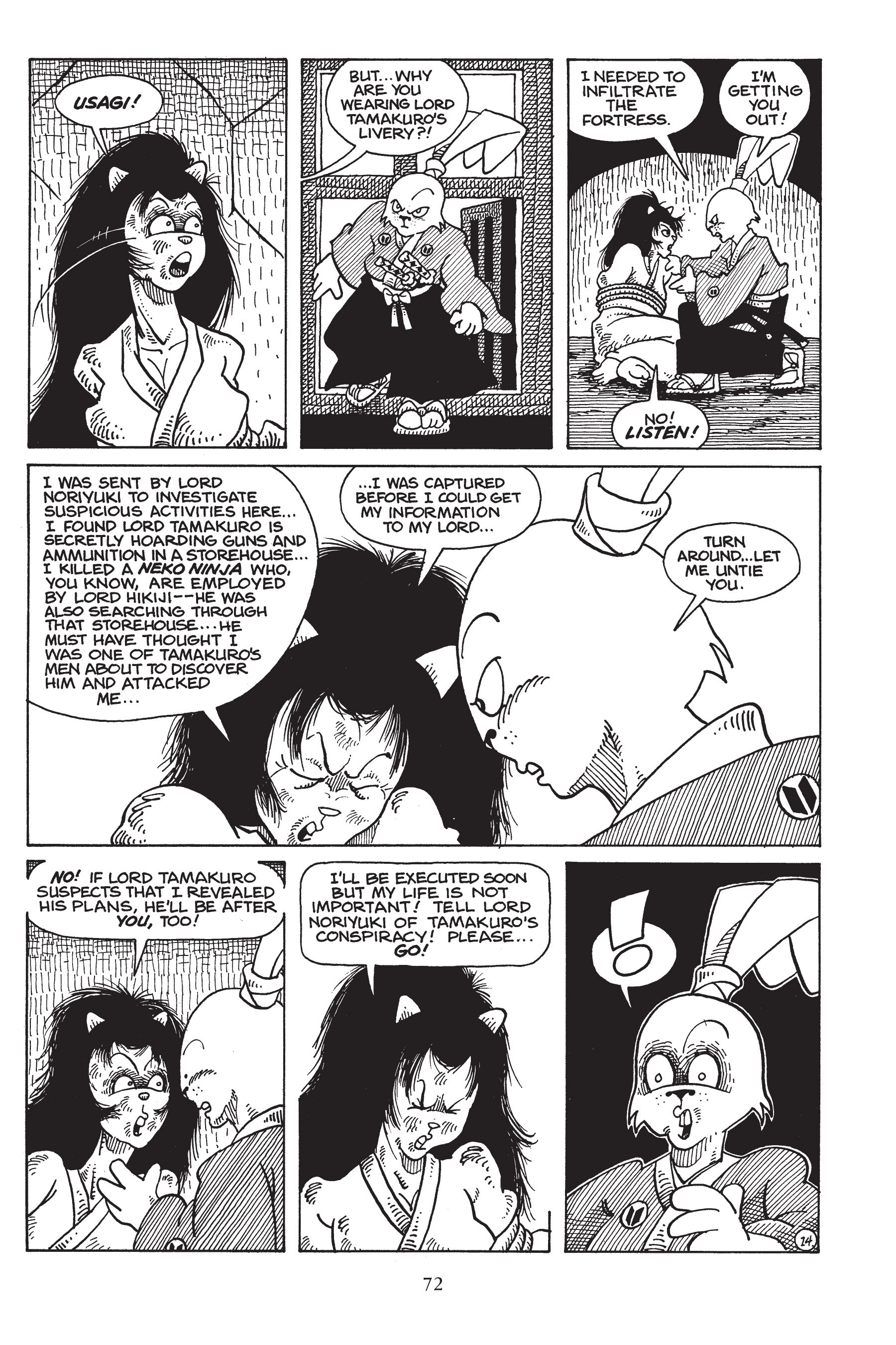Read online Usagi Yojimbo (1987) comic -  Issue # _TPB 4 - 72