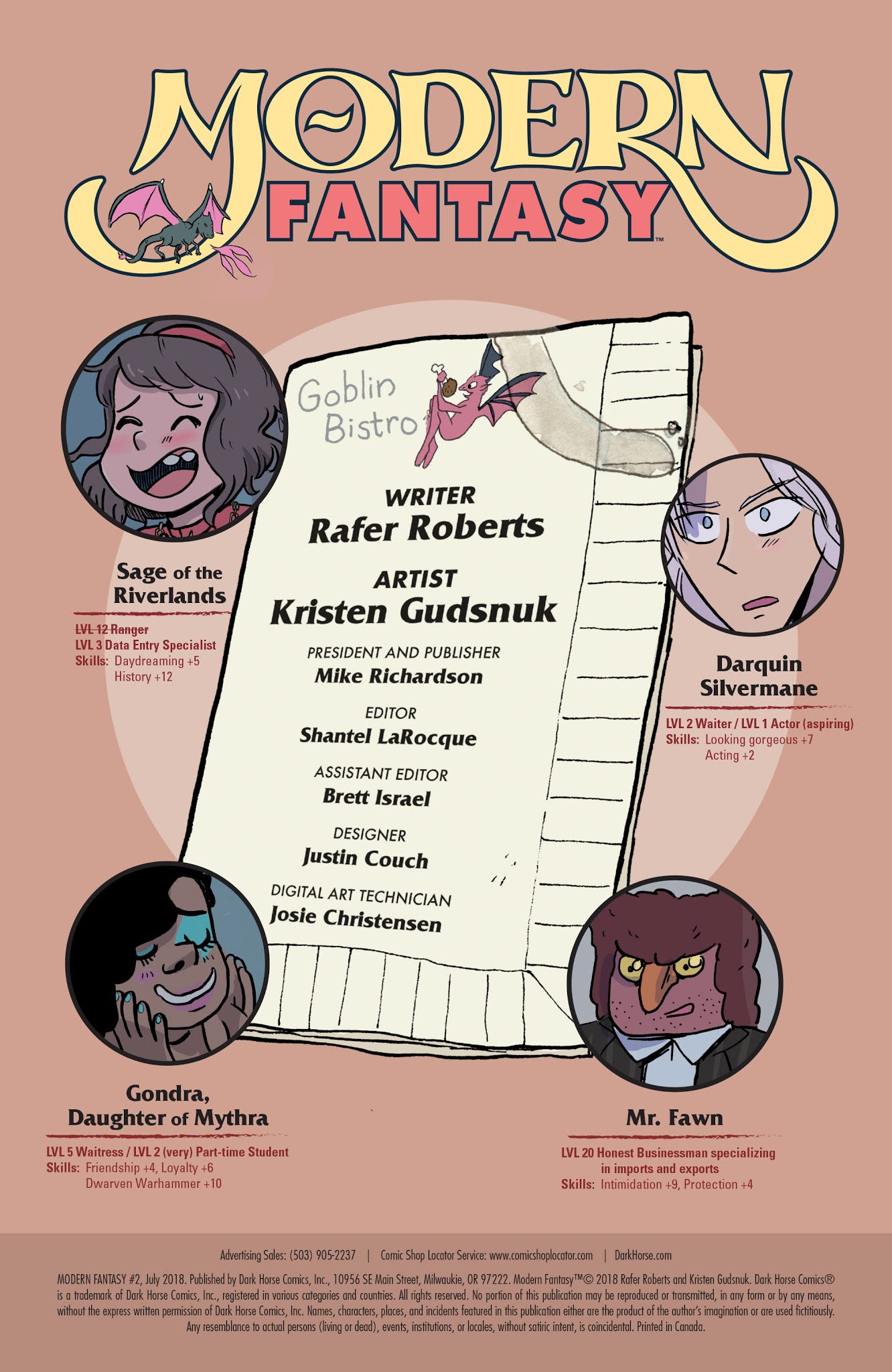 Read online Modern Fantasy comic -  Issue #2 - 2