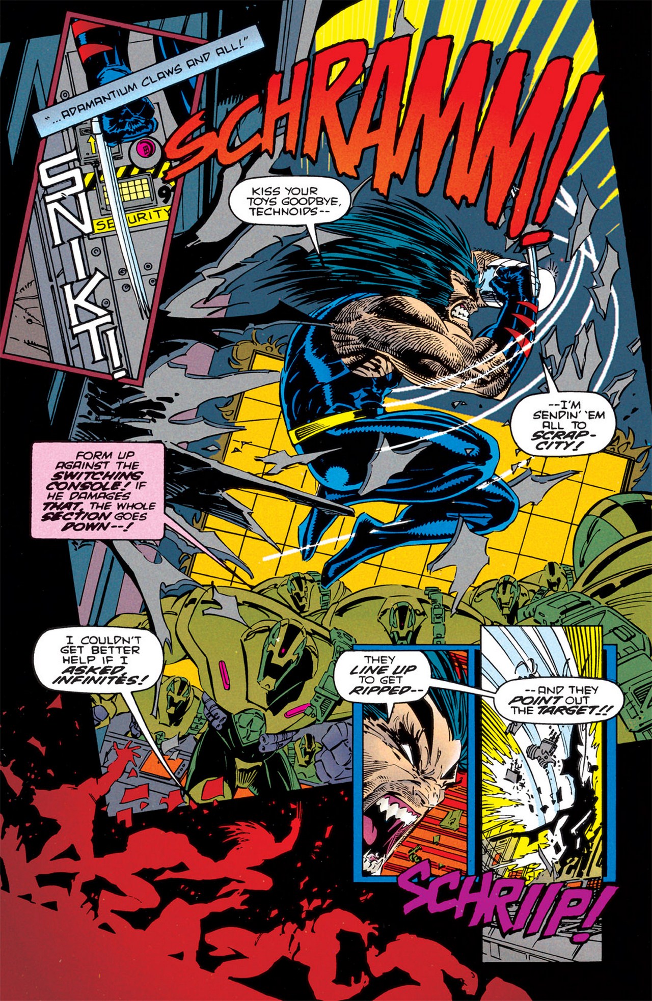 Read online Weapon X (1995) comic -  Issue #1 - 9