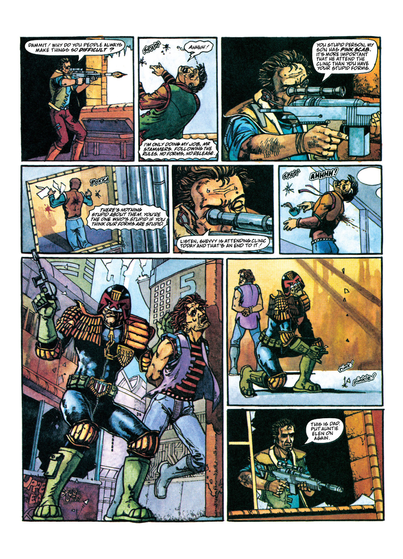 Read online Judge Dredd: The Complete Case Files comic -  Issue # TPB 26 - 191