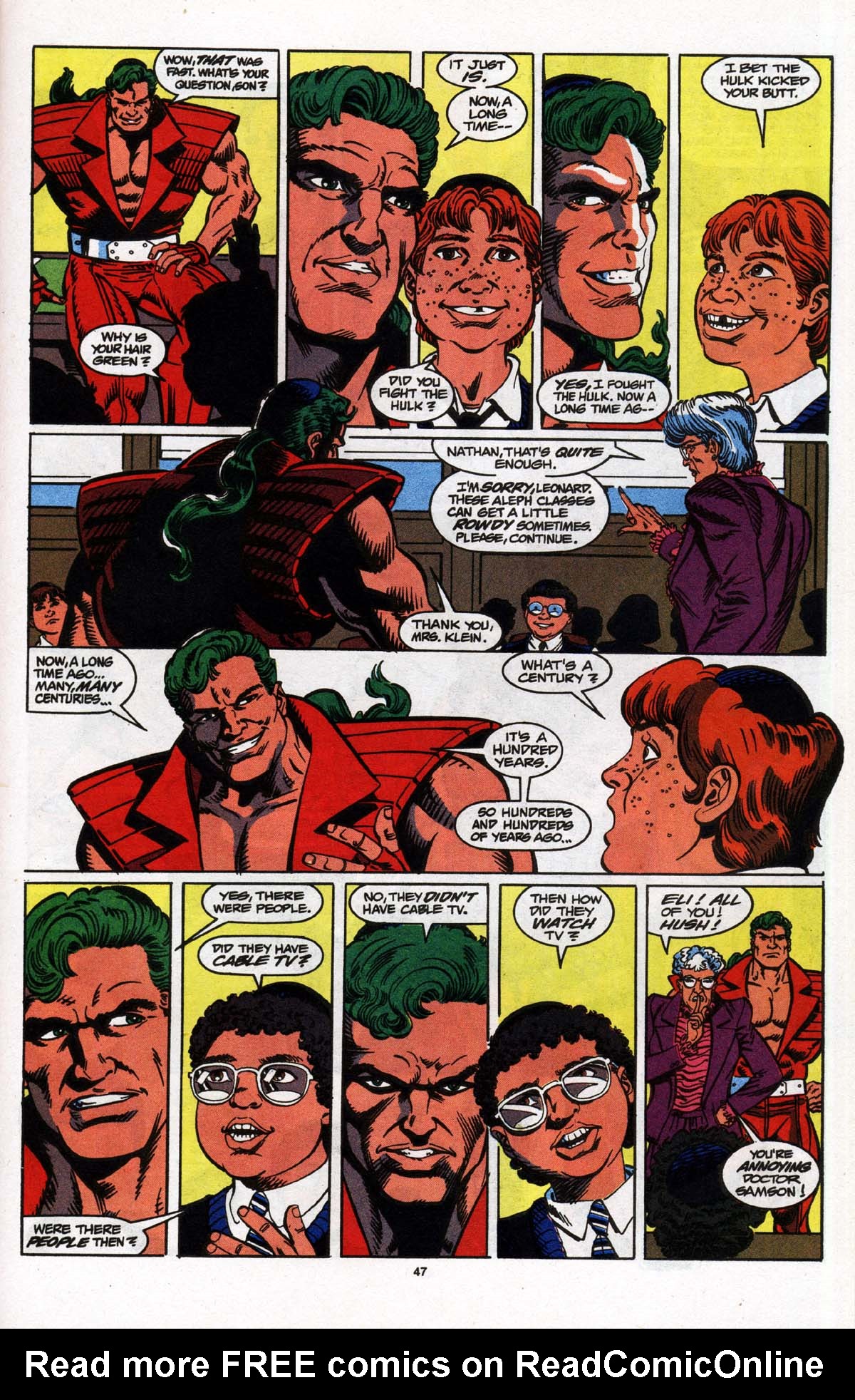 Read online Marvel Holiday Special (1991) comic -  Issue #1992 - 48