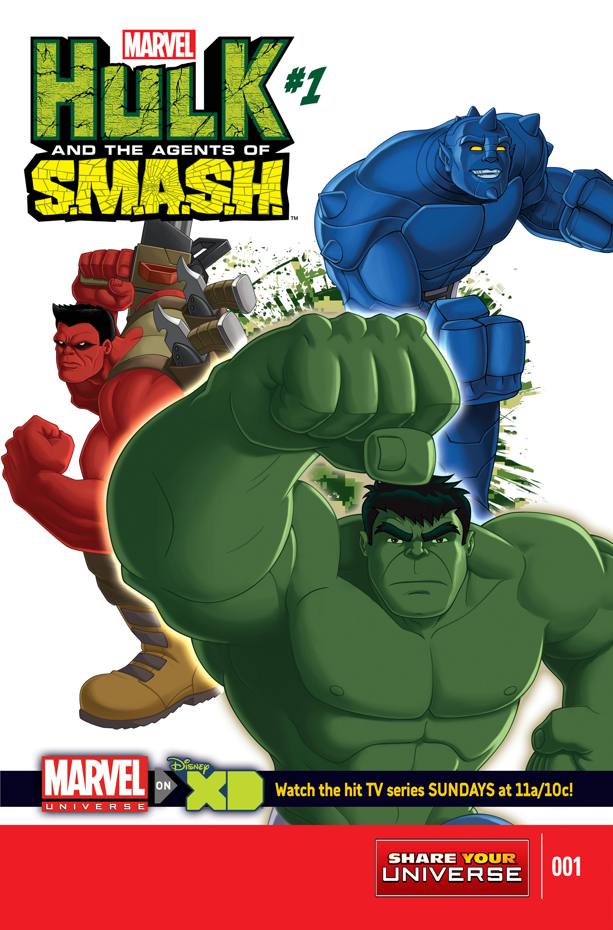 Read online Marvel Universe Hulk: Agents of S.M.A.S.H. comic -  Issue #1 - 1