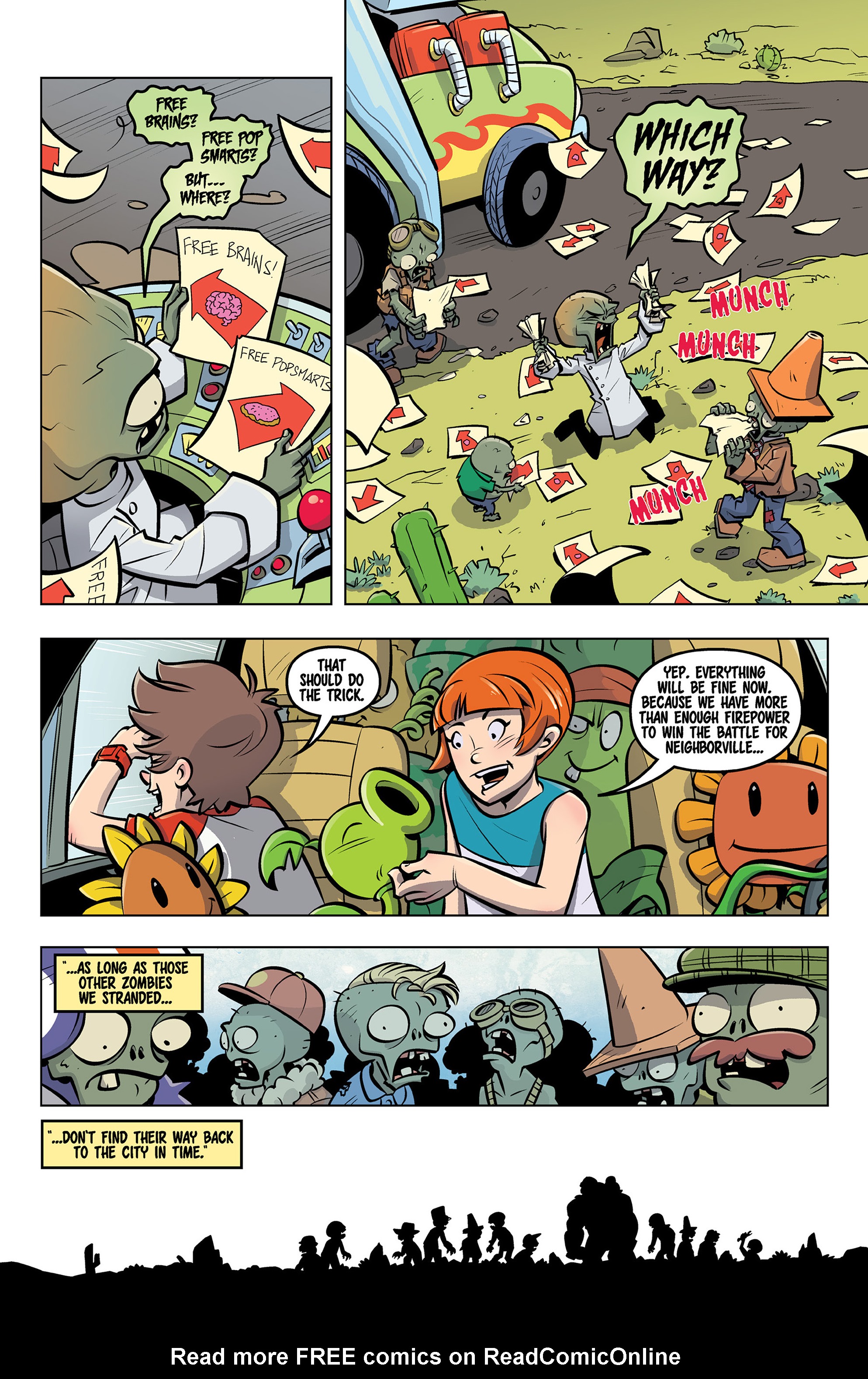 Read online Plants vs. Zombies: Petal to the Metal comic -  Issue #8 - 25