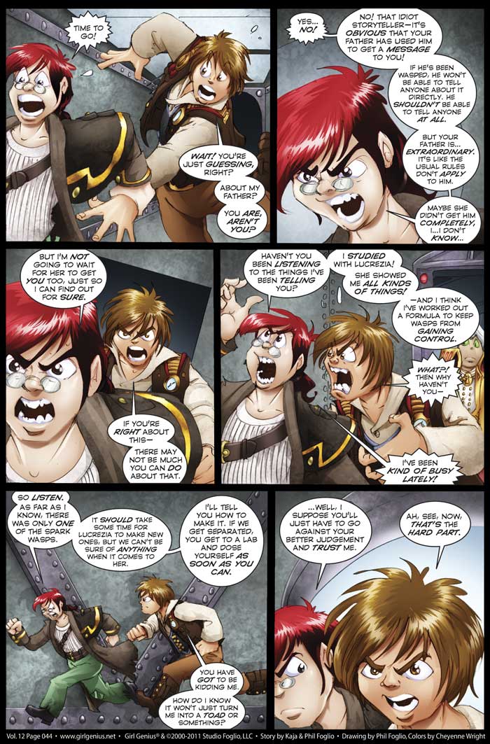 Read online Girl Genius (2002) comic -  Issue #12 - 44