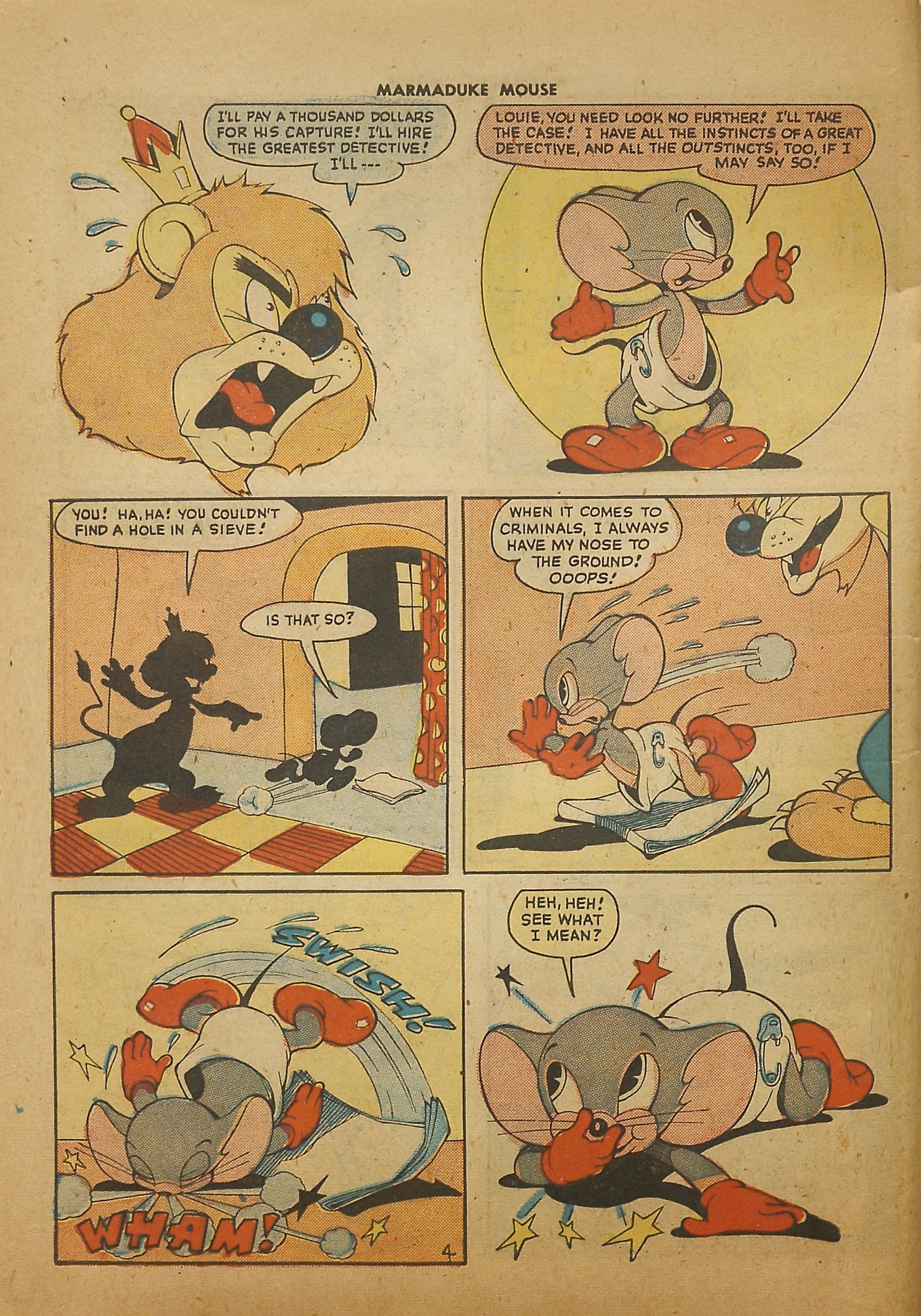 Read online Marmaduke Mouse comic -  Issue #4 - 6
