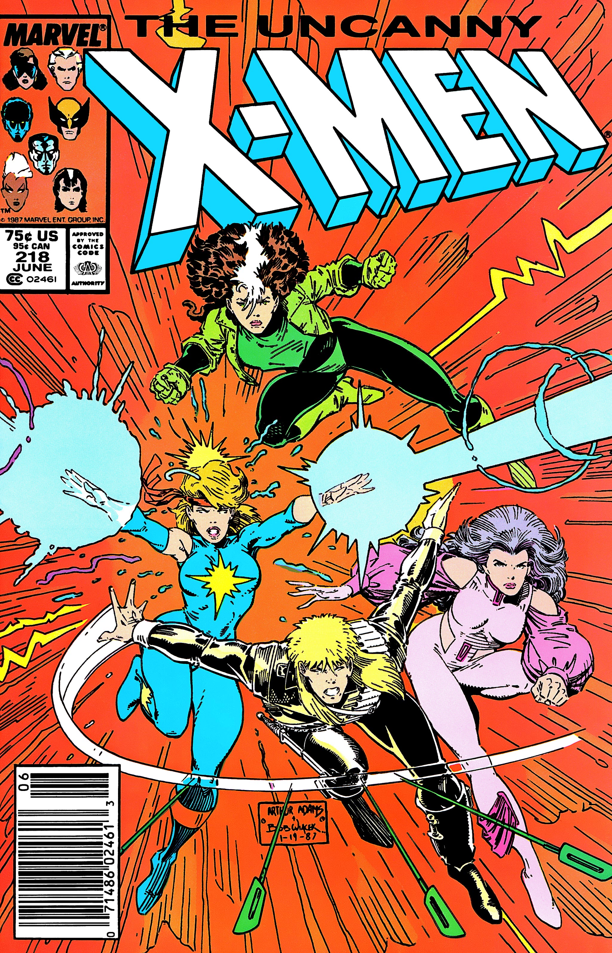 Read online Uncanny X-Men (1963) comic -  Issue #218 - 1