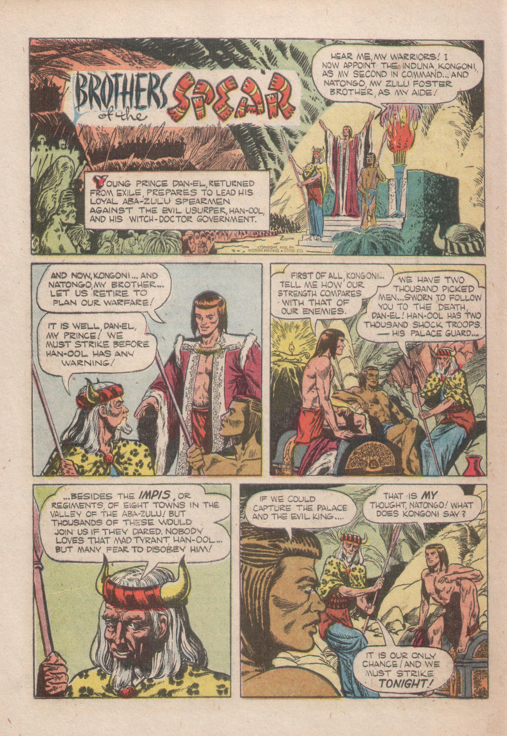 Read online Tarzan (1948) comic -  Issue #41 - 44