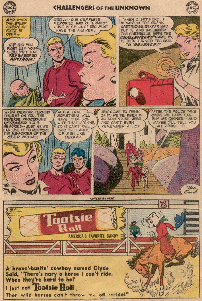 Read online Challengers of the Unknown (1958) comic -  Issue #9 - 15