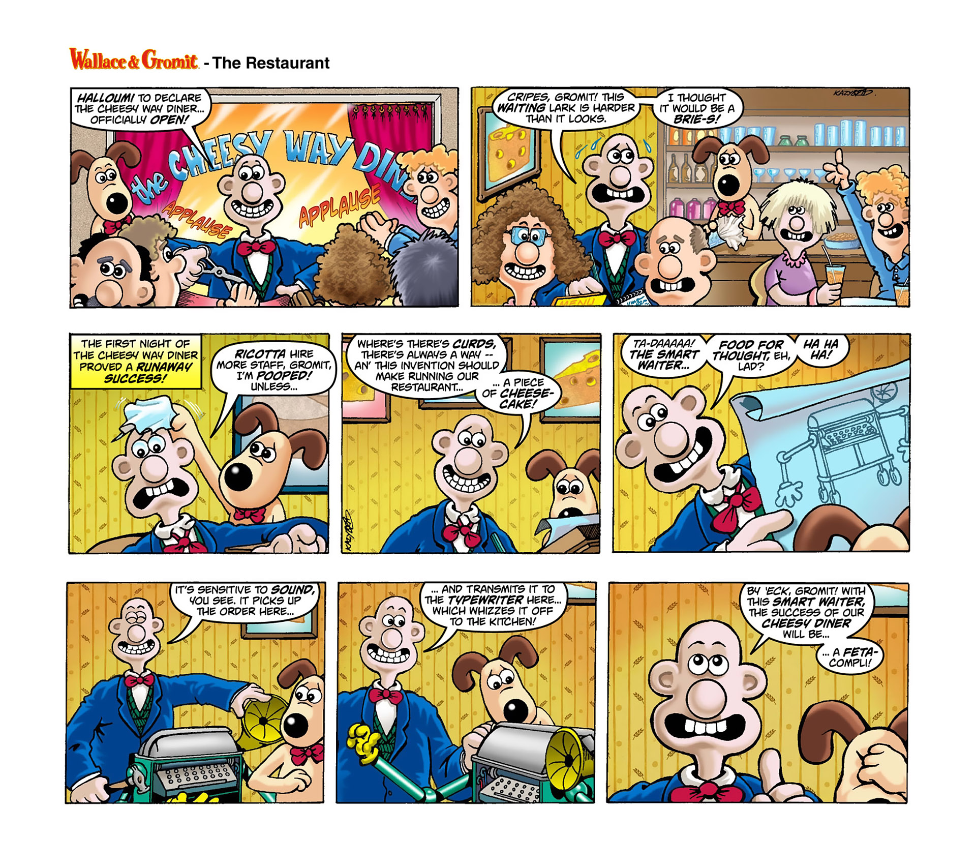Read online Wallace & Gromit Dailies comic -  Issue #1 - 16