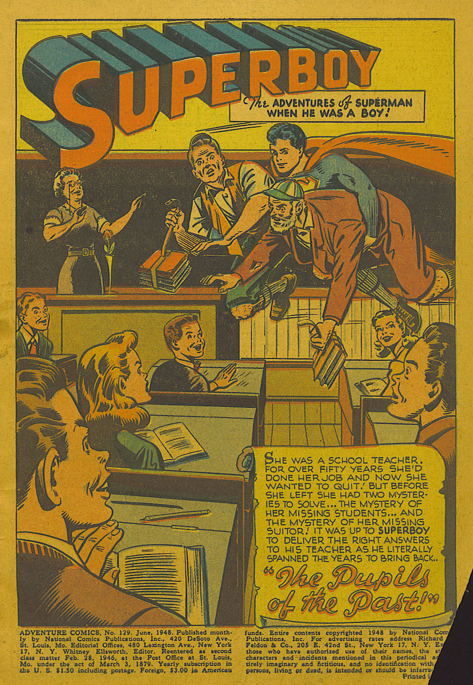 Read online Adventure Comics (1938) comic -  Issue #129 - 2