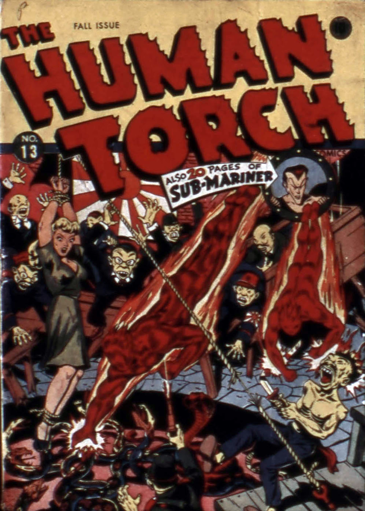 Read online The Human Torch (1940) comic -  Issue #13 - 1