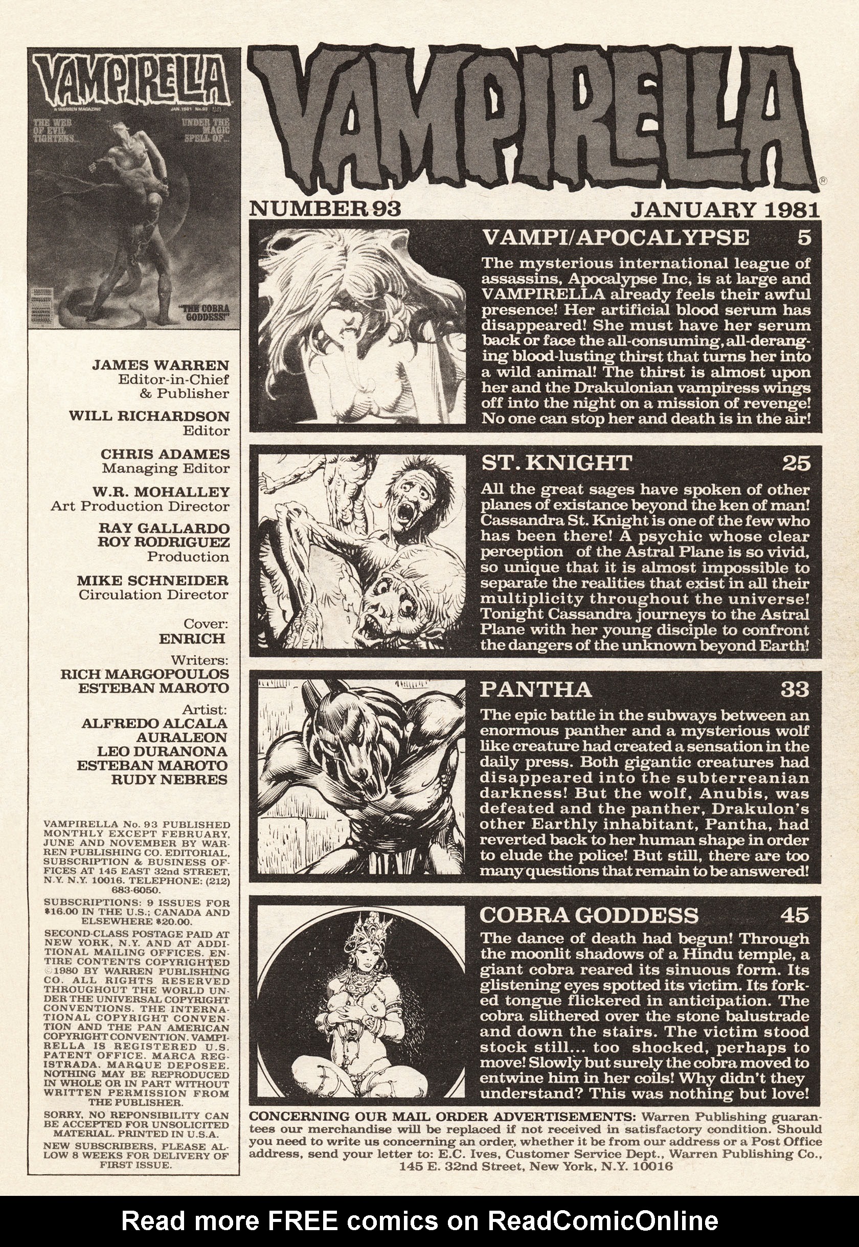 Read online Vampirella (1969) comic -  Issue #93 - 3