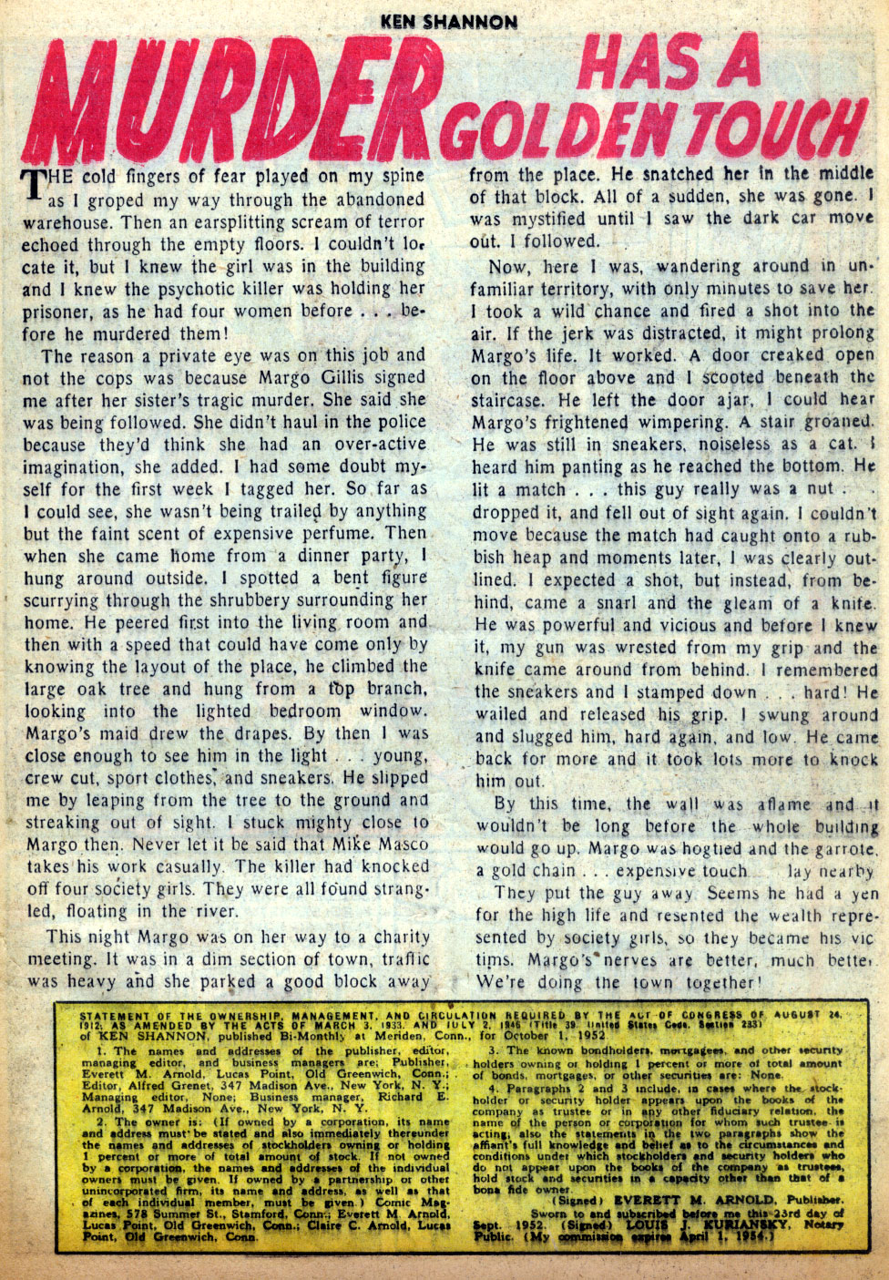 Read online Ken Shannon comic -  Issue #10 - 25