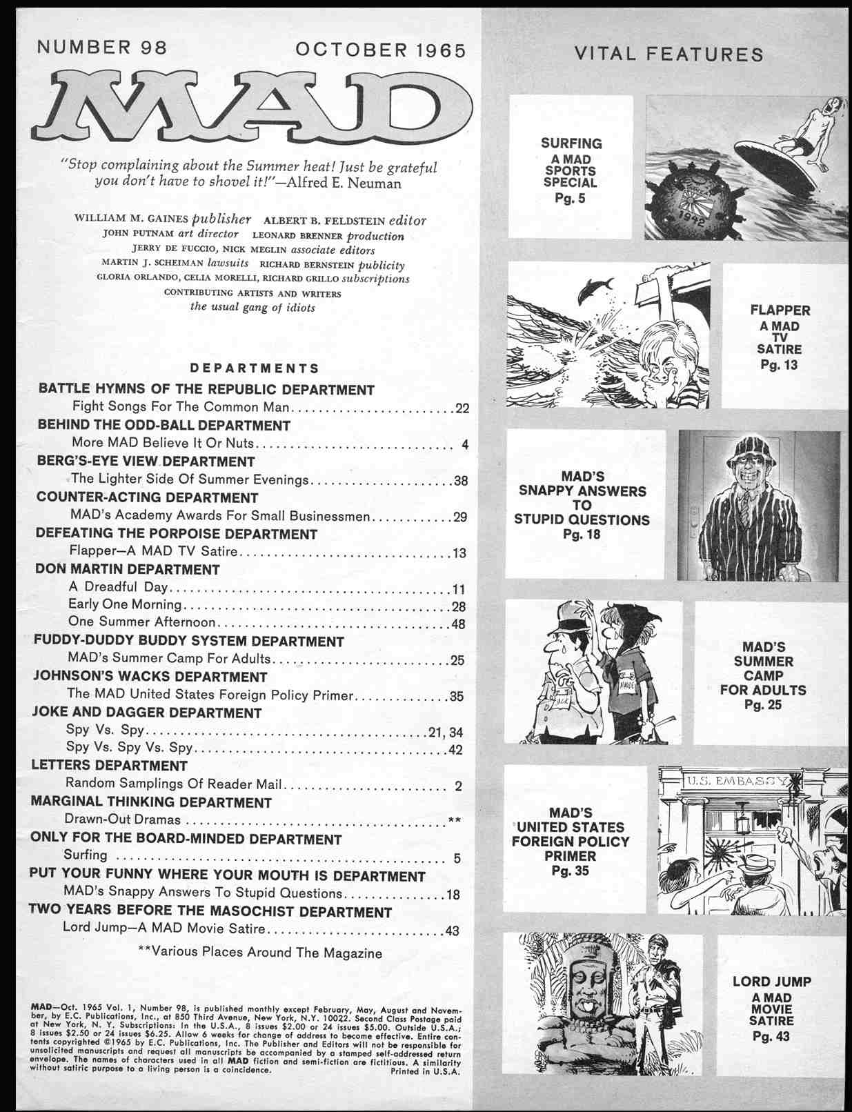 Read online MAD comic -  Issue #98 - 3
