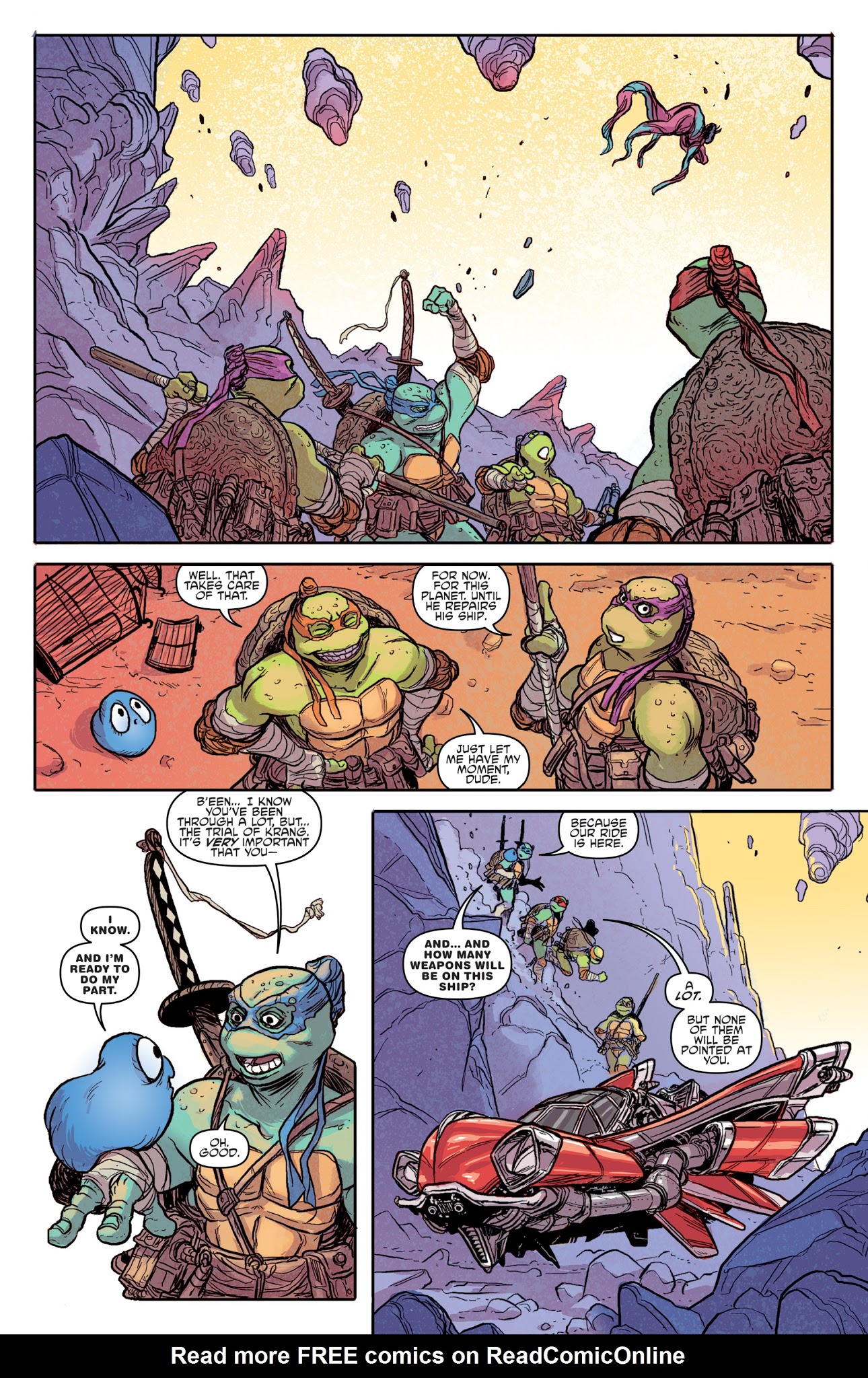 Read online Teenage Mutant Ninja Turtles: Dimension X comic -  Issue #1 - 20