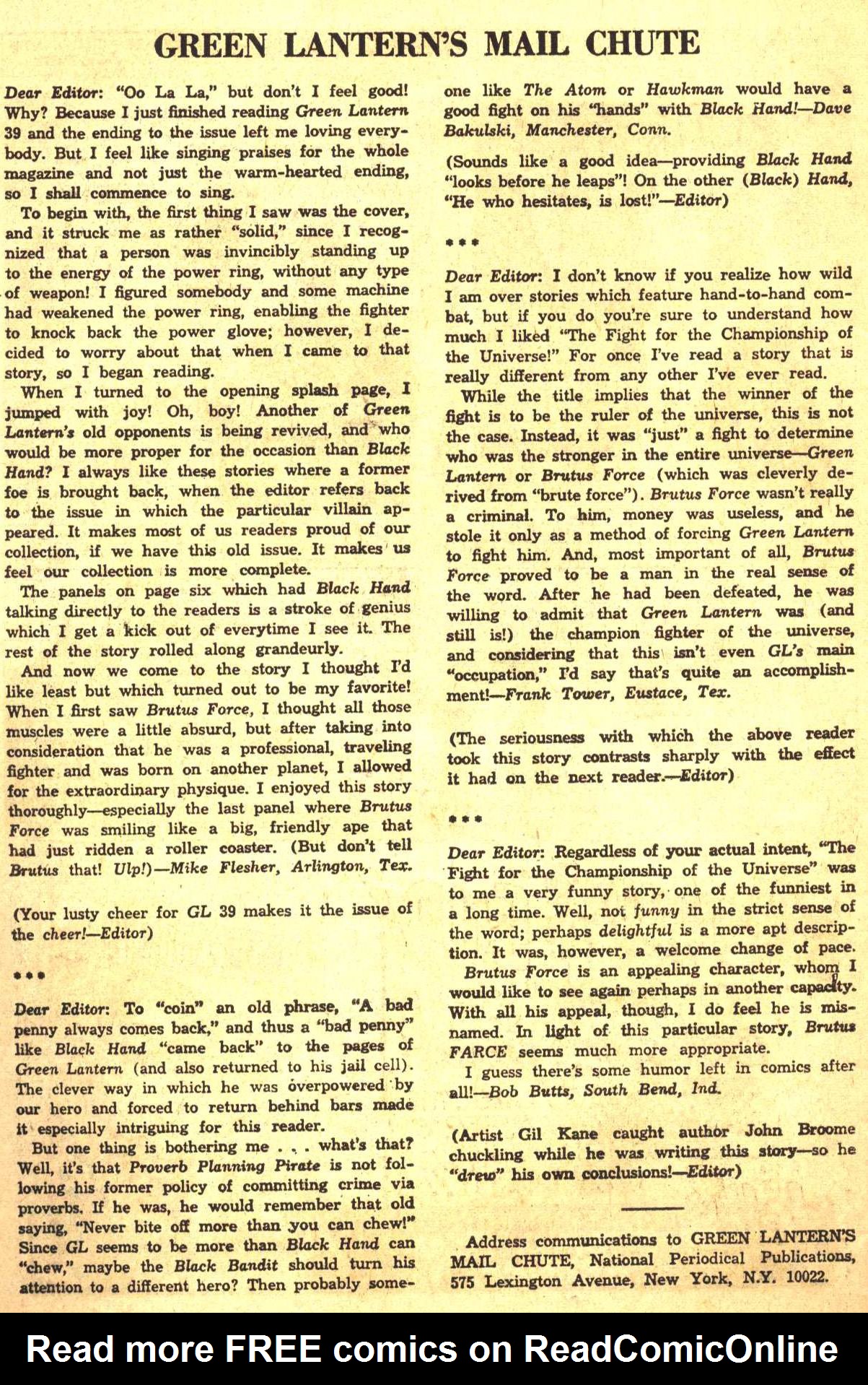 Read online Green Lantern (1960) comic -  Issue #42 - 34