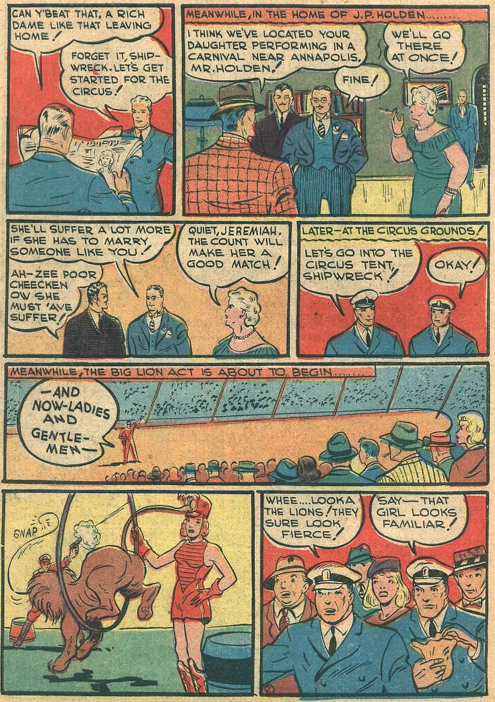 Read online Pep Comics comic -  Issue #8 - 42