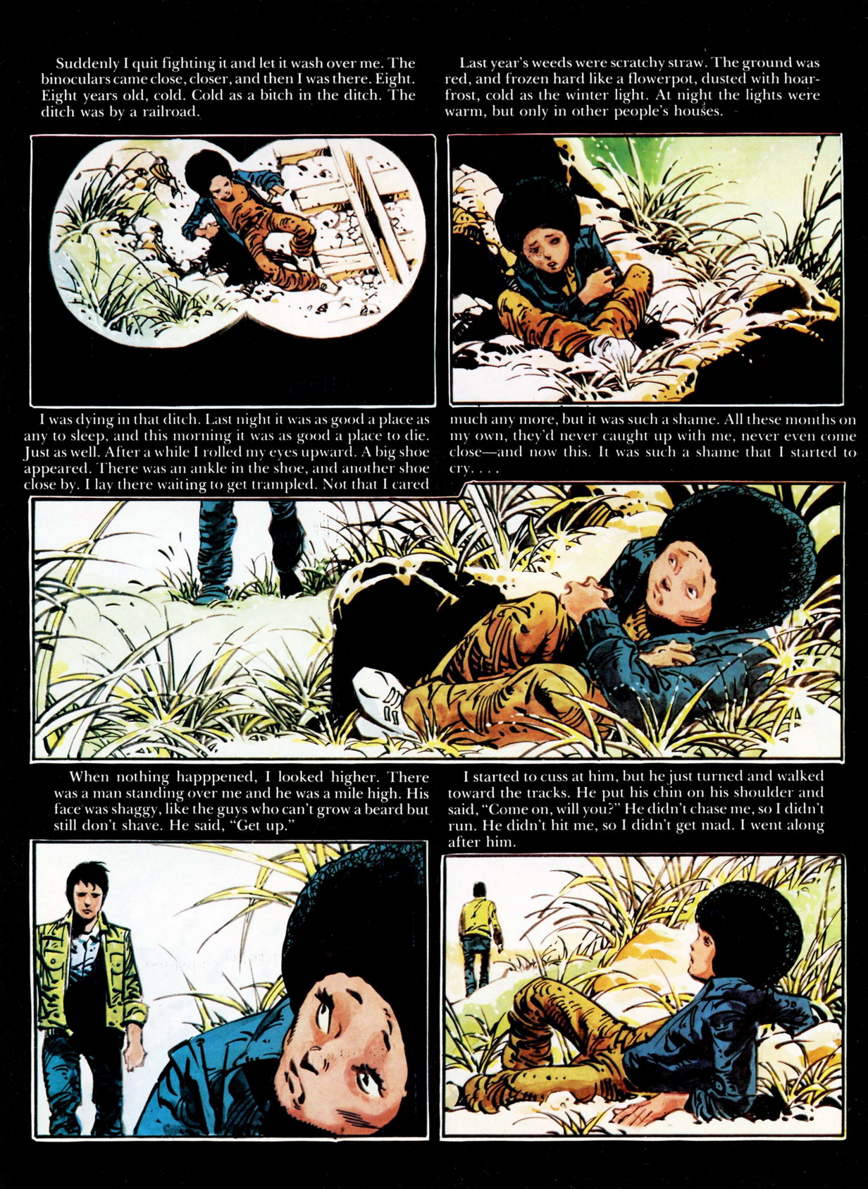 Read online Heavy Metal Presents Theodore Sturgeon's More Than Human comic -  Issue # TPB - 45